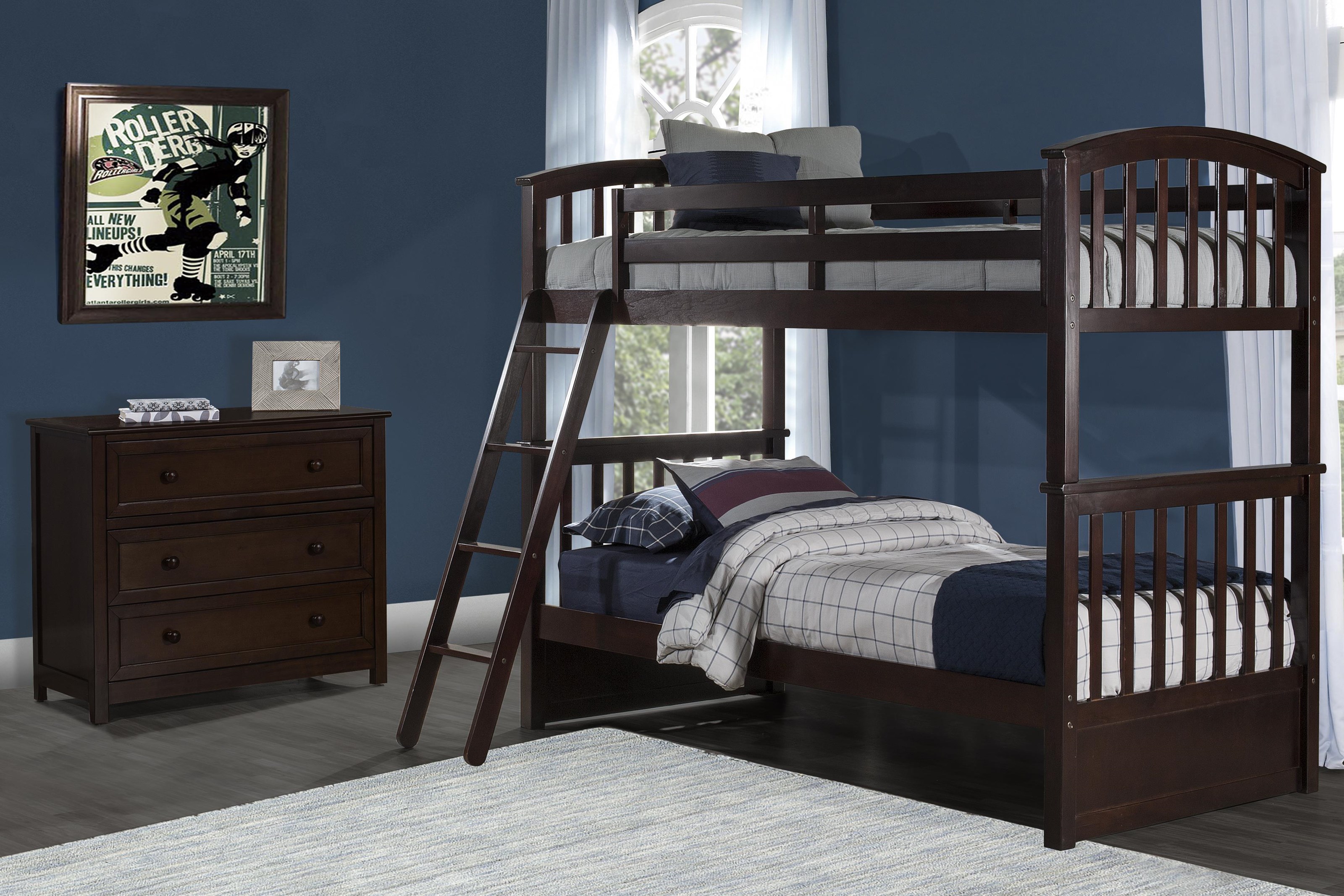Hillsdale Schoolhouse Twin over Twin Bunk Bed Value City Furniture