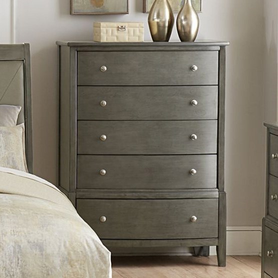 Homelegance Cotterill Contemporary Chest with 5 Drawers Dream Home