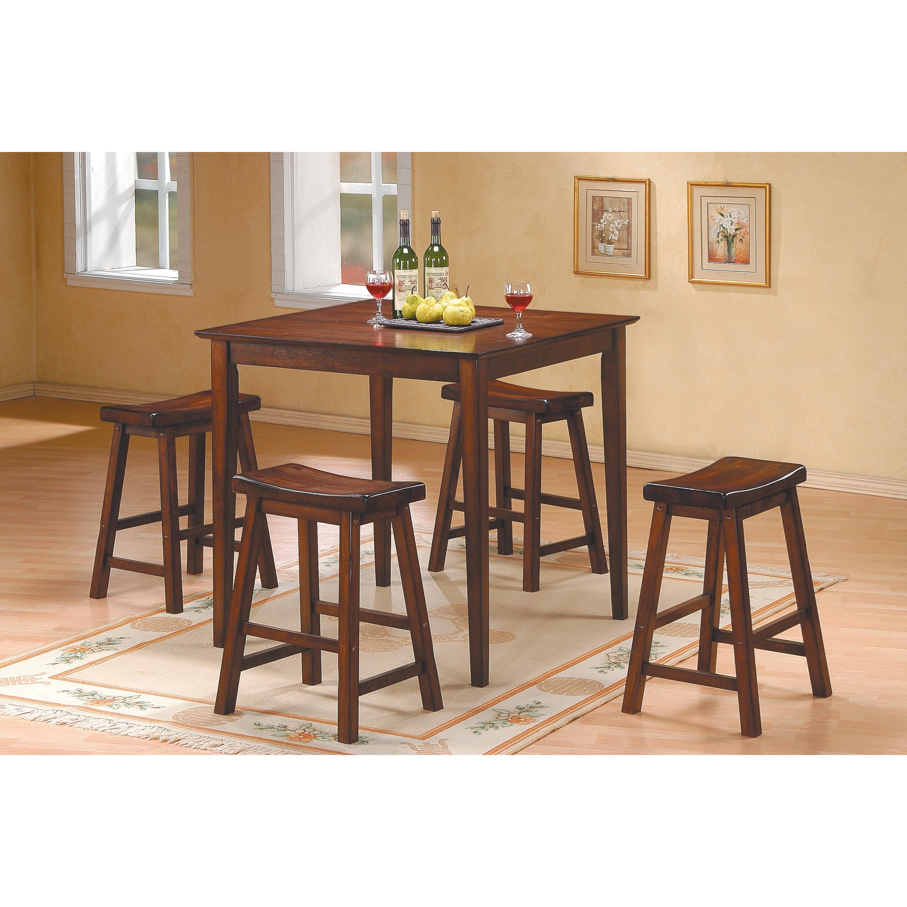 Homelegance 5302 5Pc Counter Height Set Value City Furniture