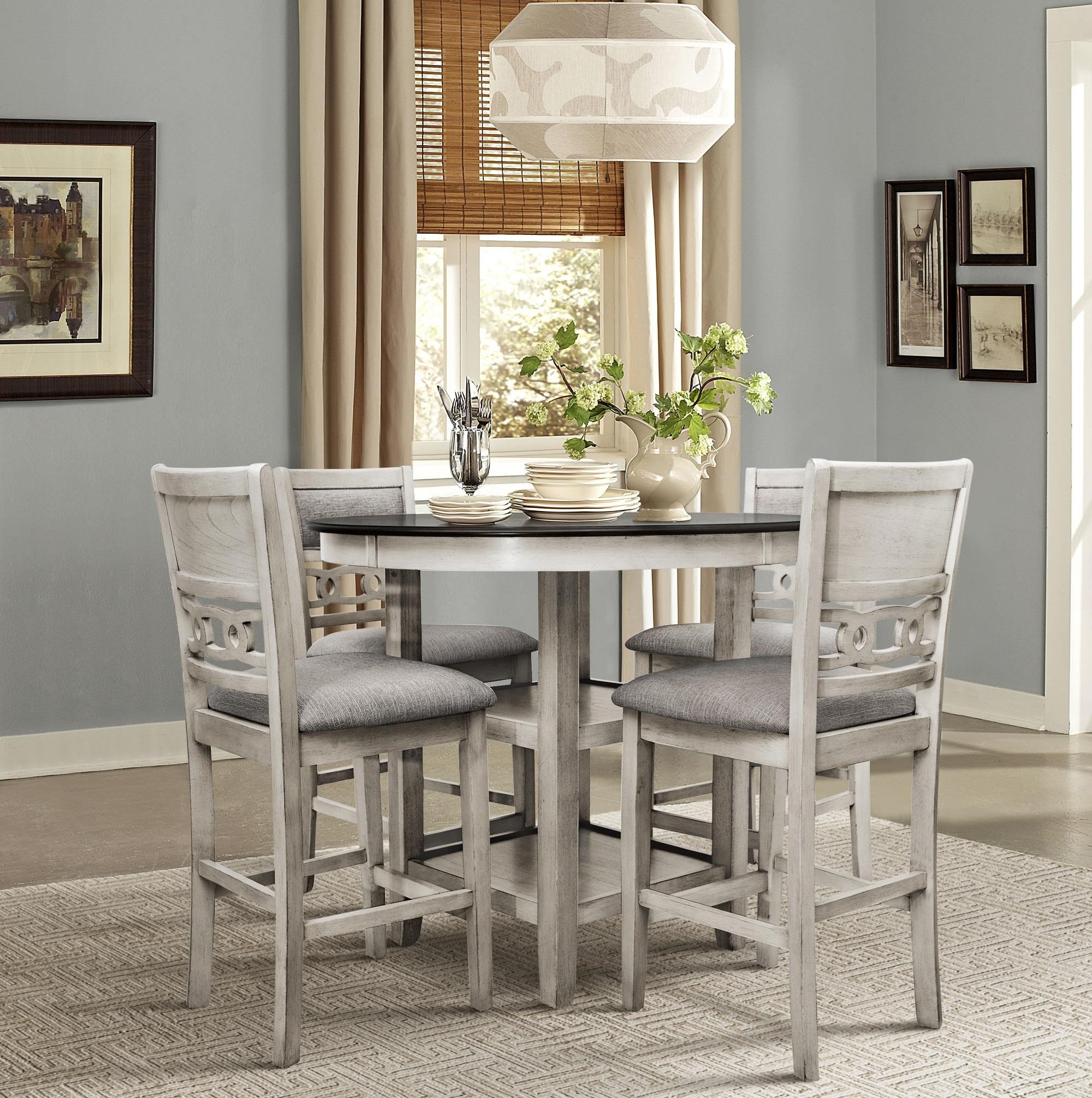 Homelegance Mindy Counter Height Table and 4 Stools Royal Furniture