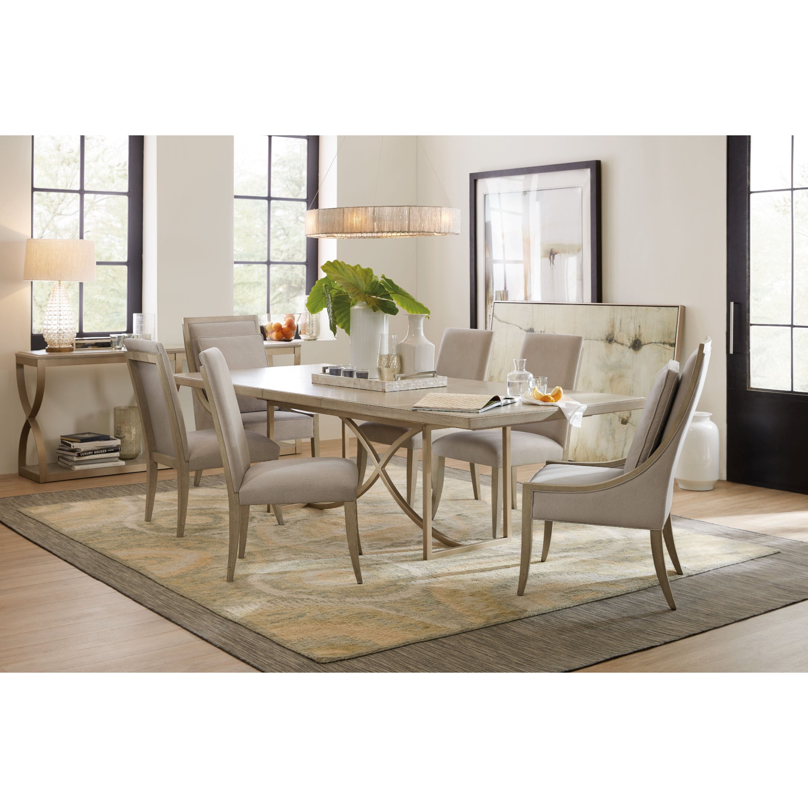 Hooker Furniture Elixir 7 Piece Dining Set with Host Chairs Baer's
