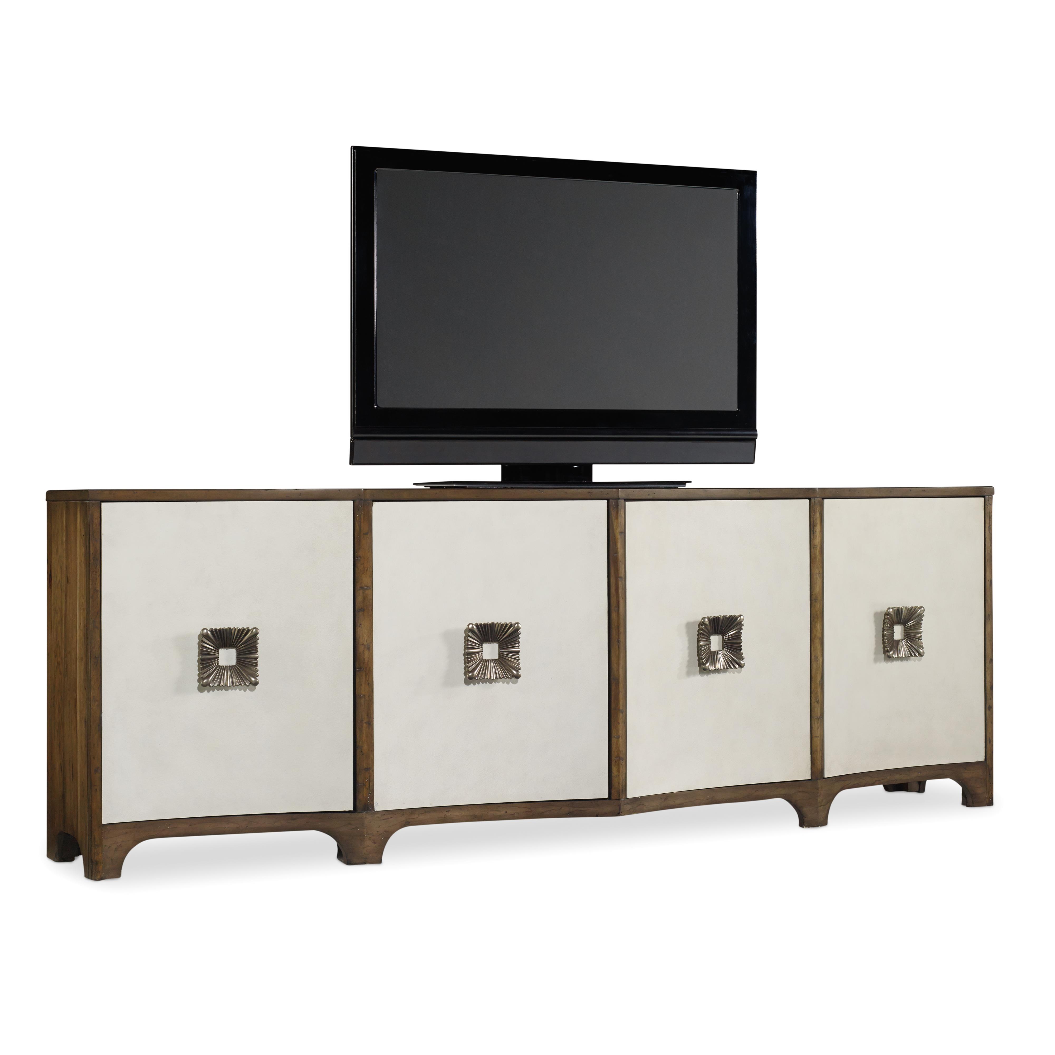Hooker Furniture Mélange Credenza with 4 Doors Howell Furniture TV