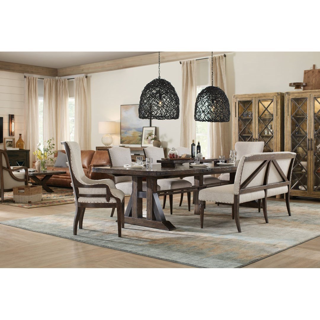 Dining Table and Chair set with Bench