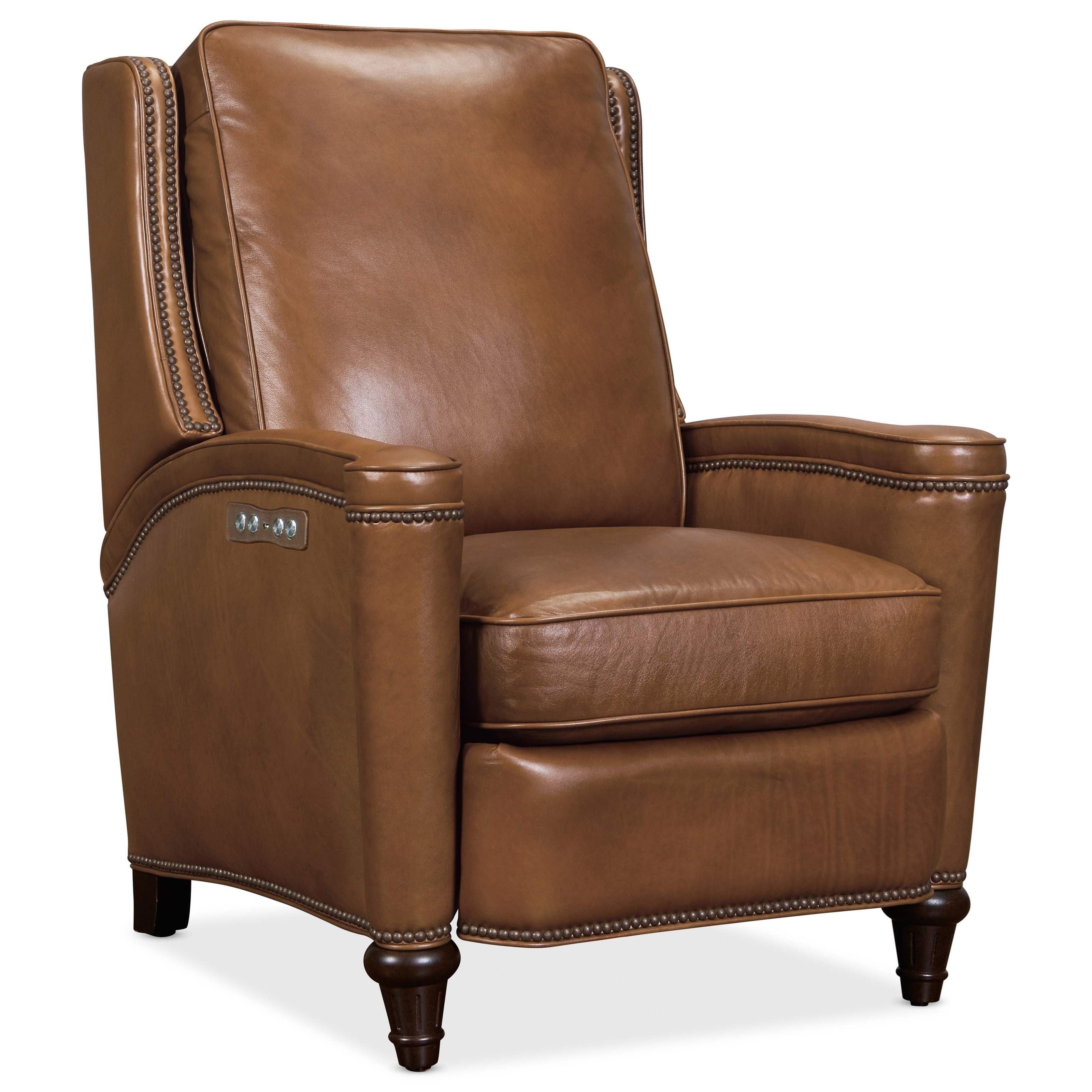 Hamilton Home Rylea Traditional Leather Power Recliner with Power
