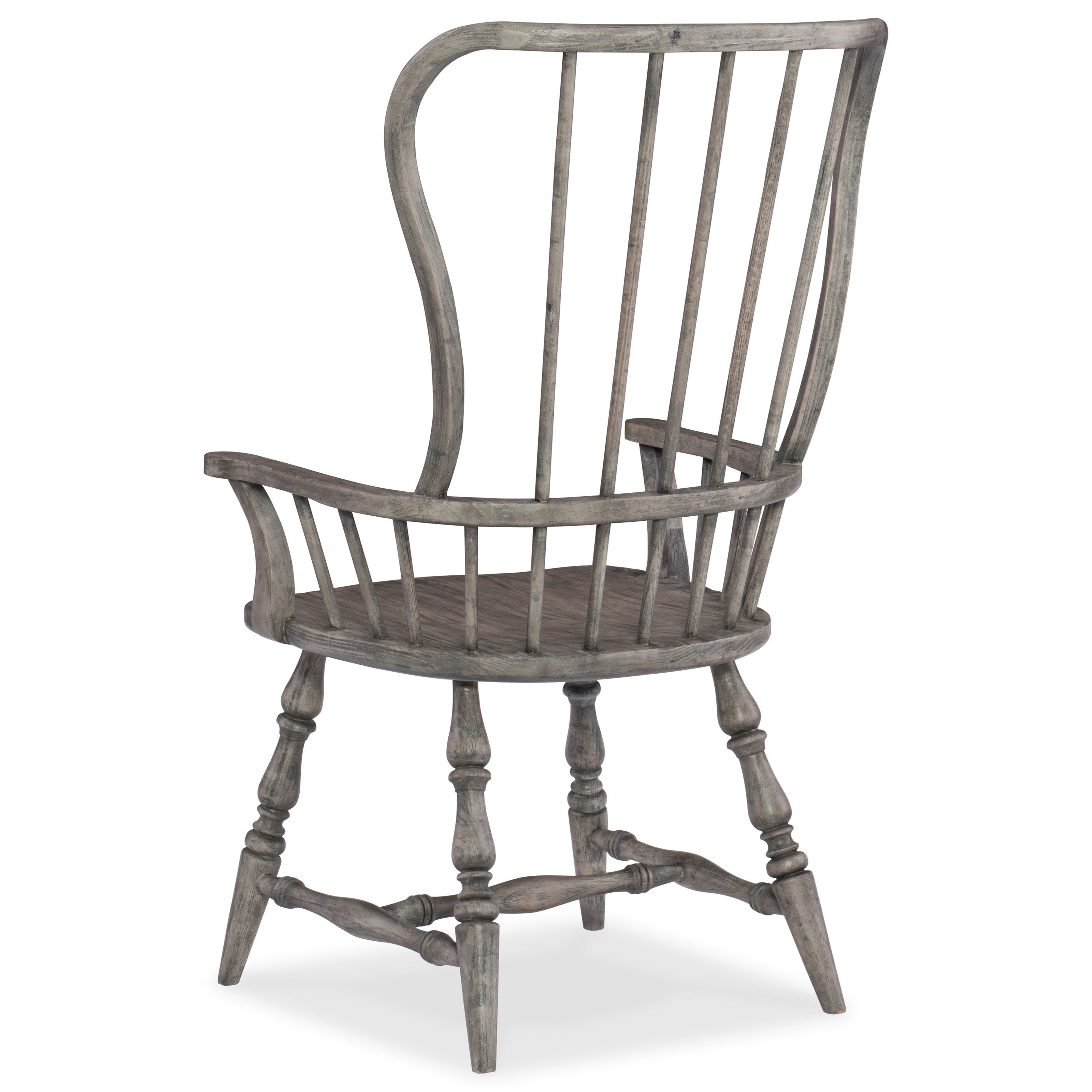 Spindle Arm Accent Chair Colonnade Spindle Arm Chair in Cloud Gray