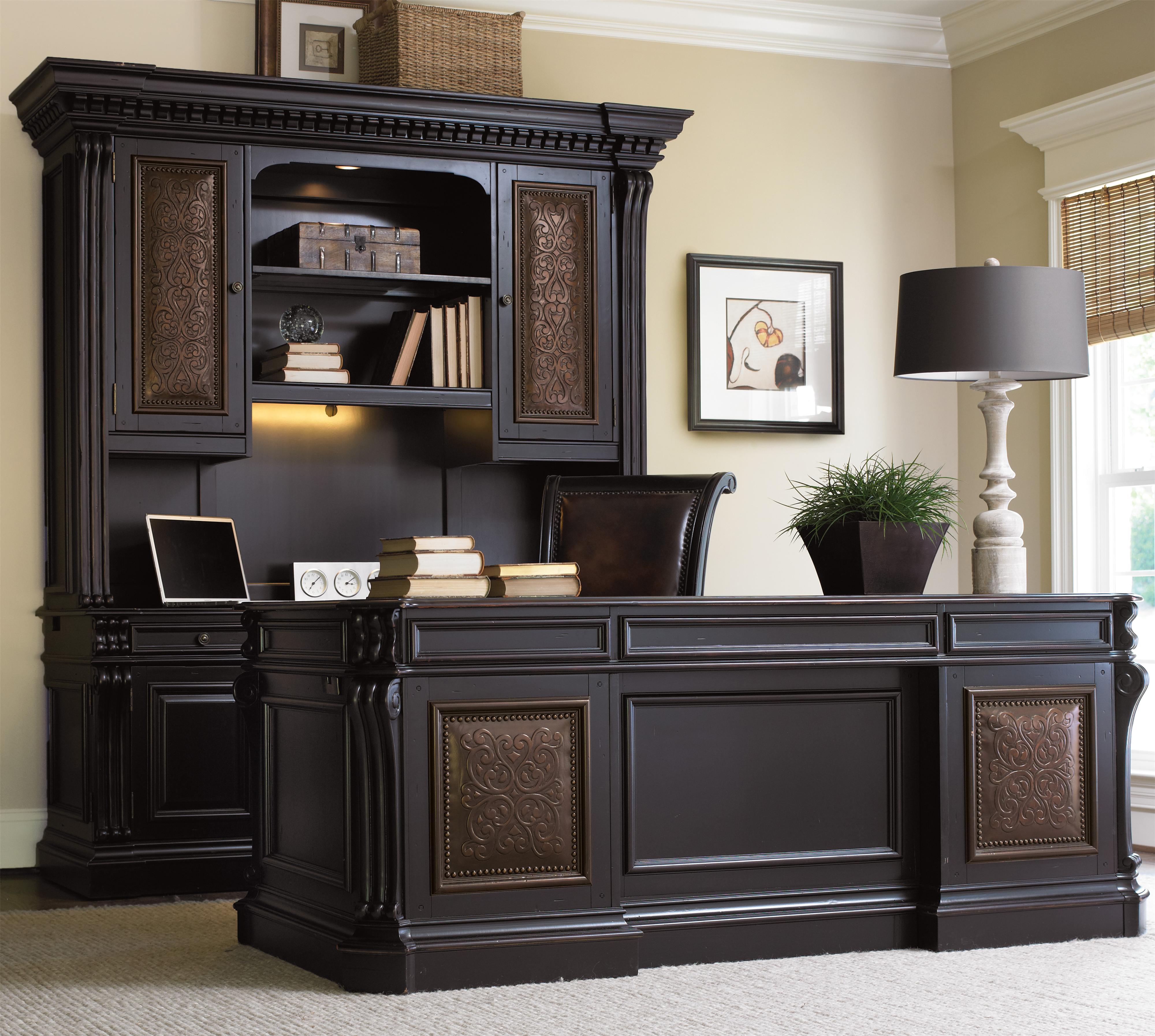 Hooker Furniture Telluride Executive Double Pedestal Desk Darvin