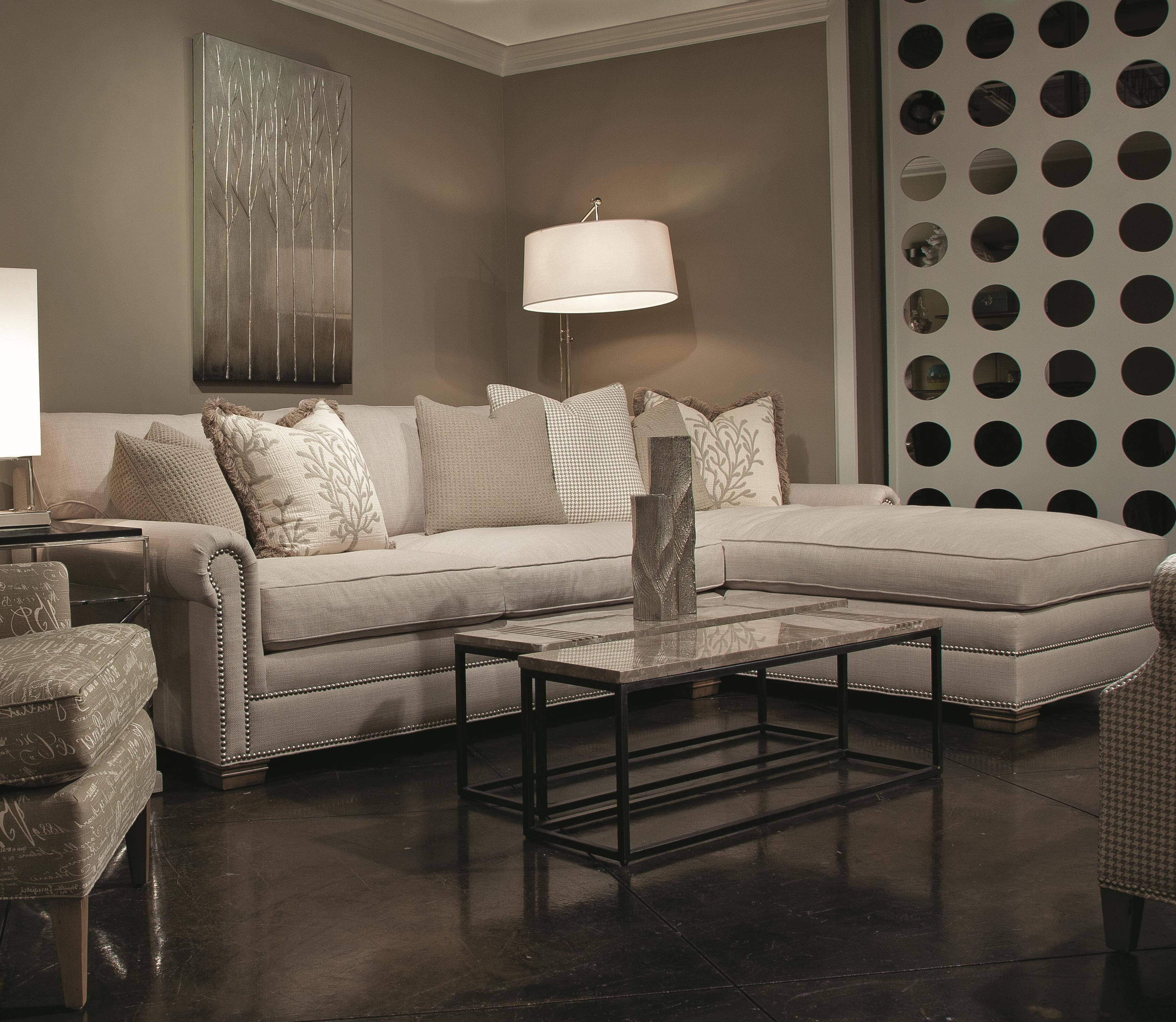 Huntington House Ryan Right Arm Facing Sofa Chaise w/ Roll Arms