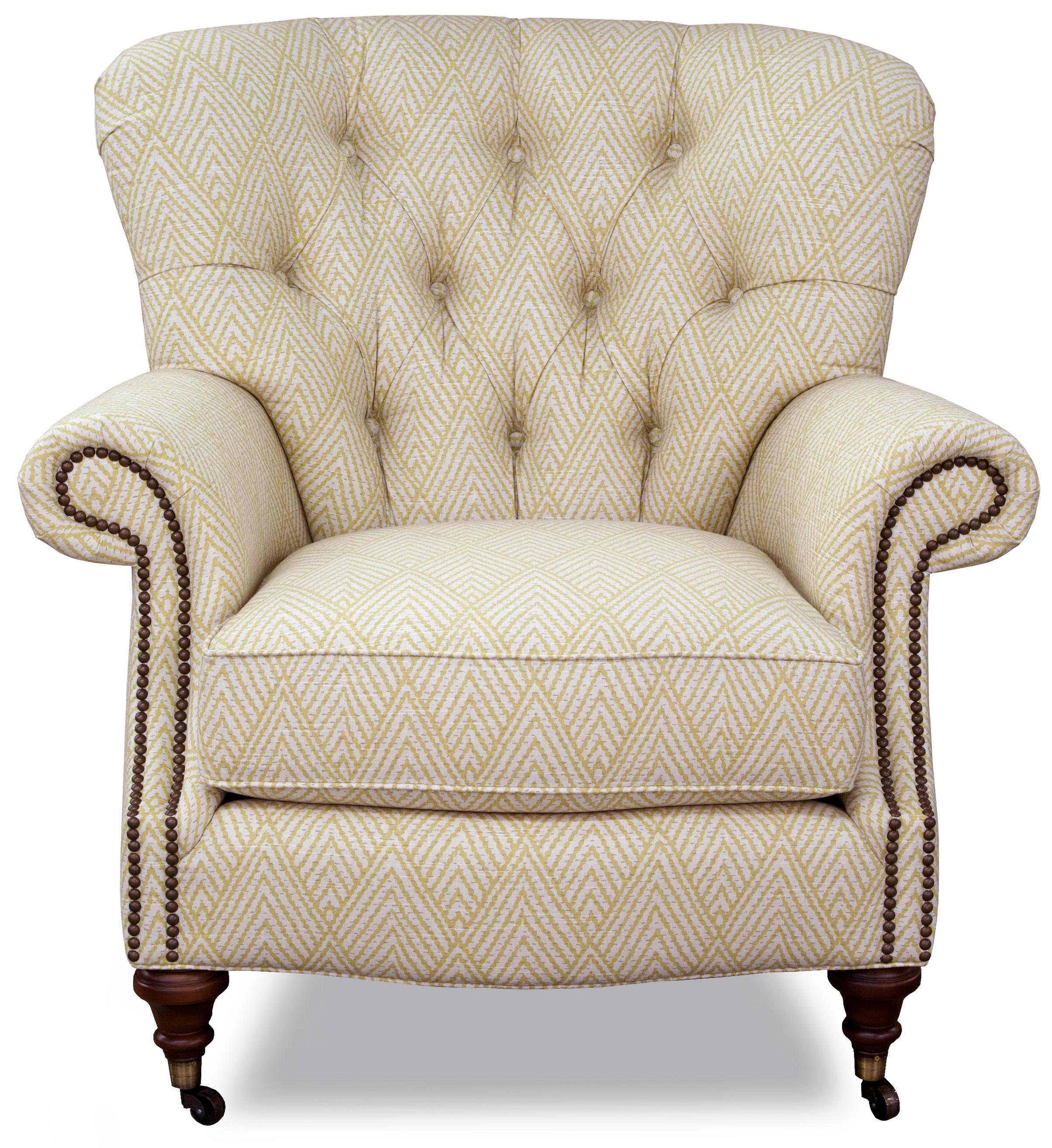 Huntington House 7366 Traditional Upholstered Chair with Tufted Back