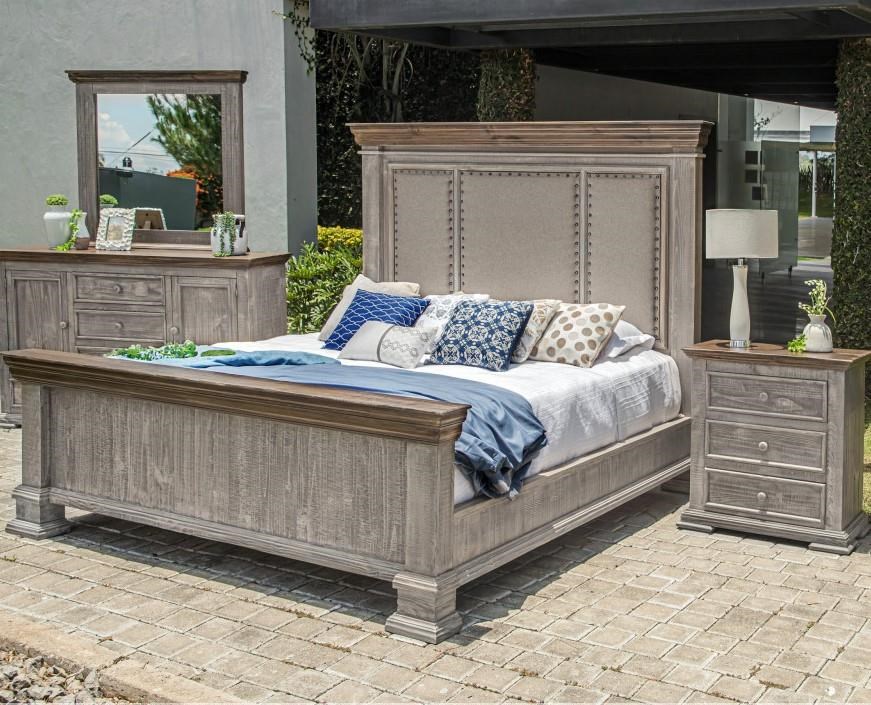 International Furniture Direct Catalina 576340221 3 Piece King Panel