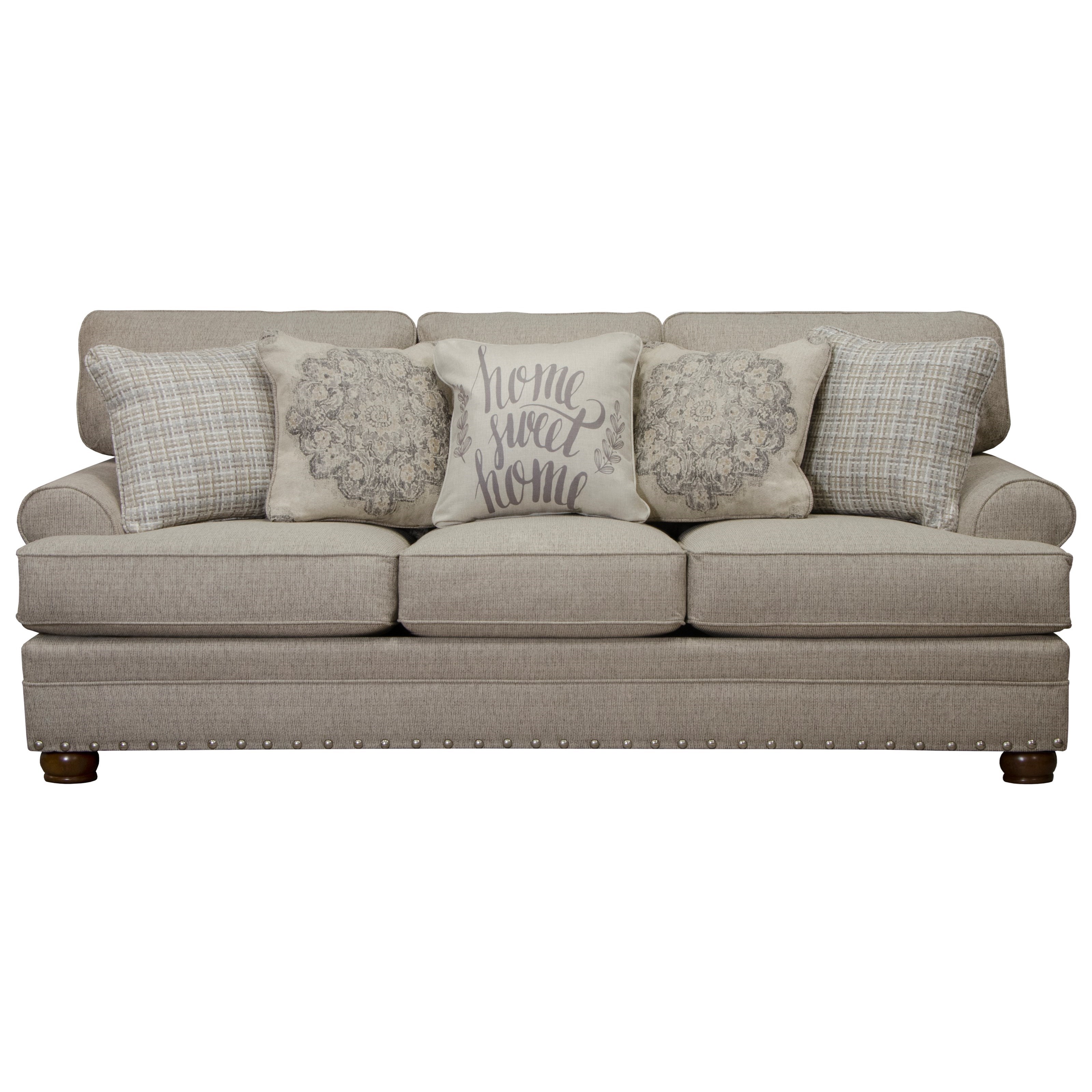 Jackson Furniture Farmington Farmhouse Sofa with Nailhead Trim Value