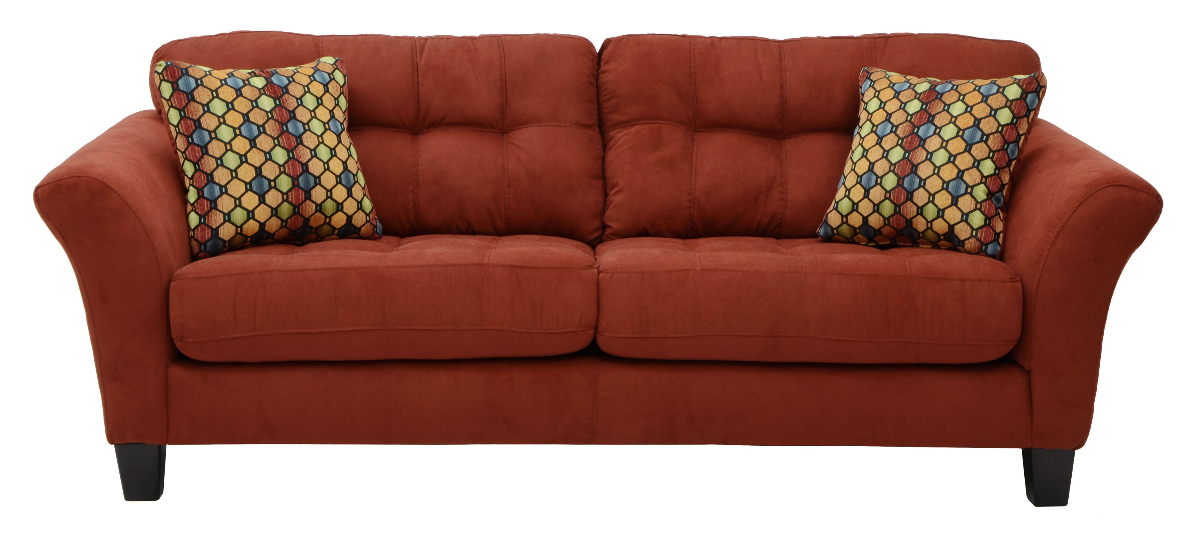 Jackson Furniture Halle Sofa with 2 Seats and Tufted Back Cushions