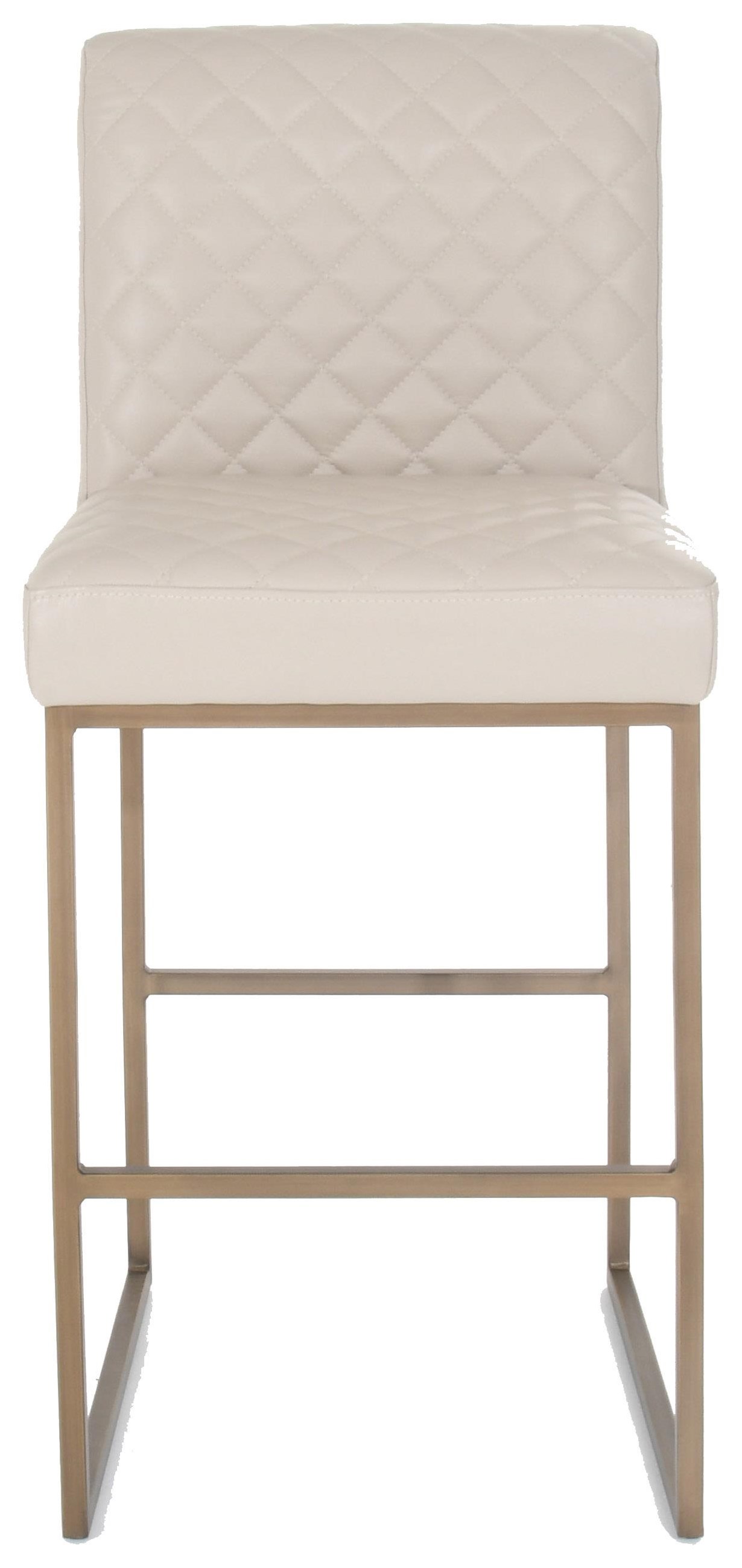 Jason Y1538 812720351 30" Quilted Leather Bar Stool | Baer's Furniture