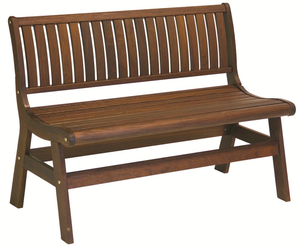 Jensen Leisure Beechworth Amber Outdoor Wood Bench Malouf Furniture