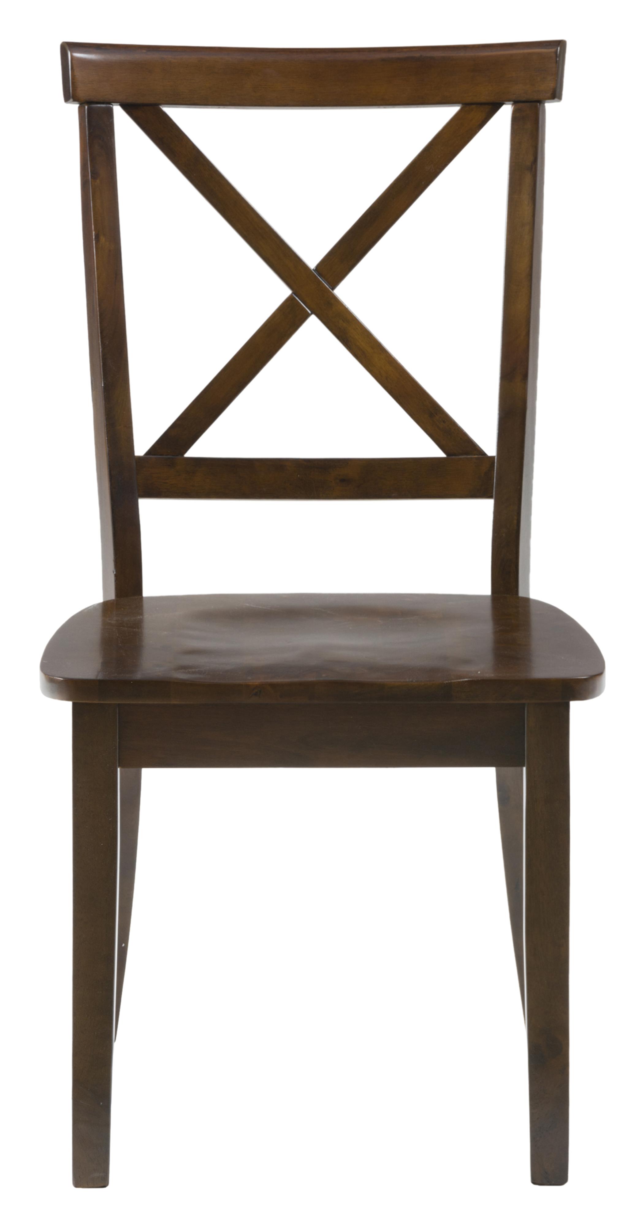 Jofran Richmond 342915KD X Back Chair with Wood Seat Westrich