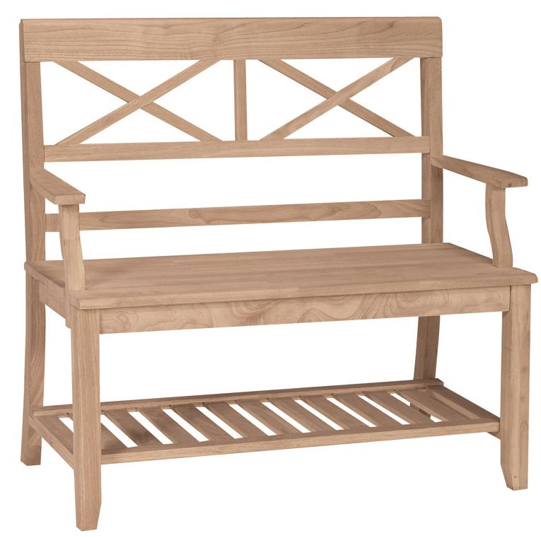 John Thomas SELECT Dining Double X Back Bench Furniture Barn Bench