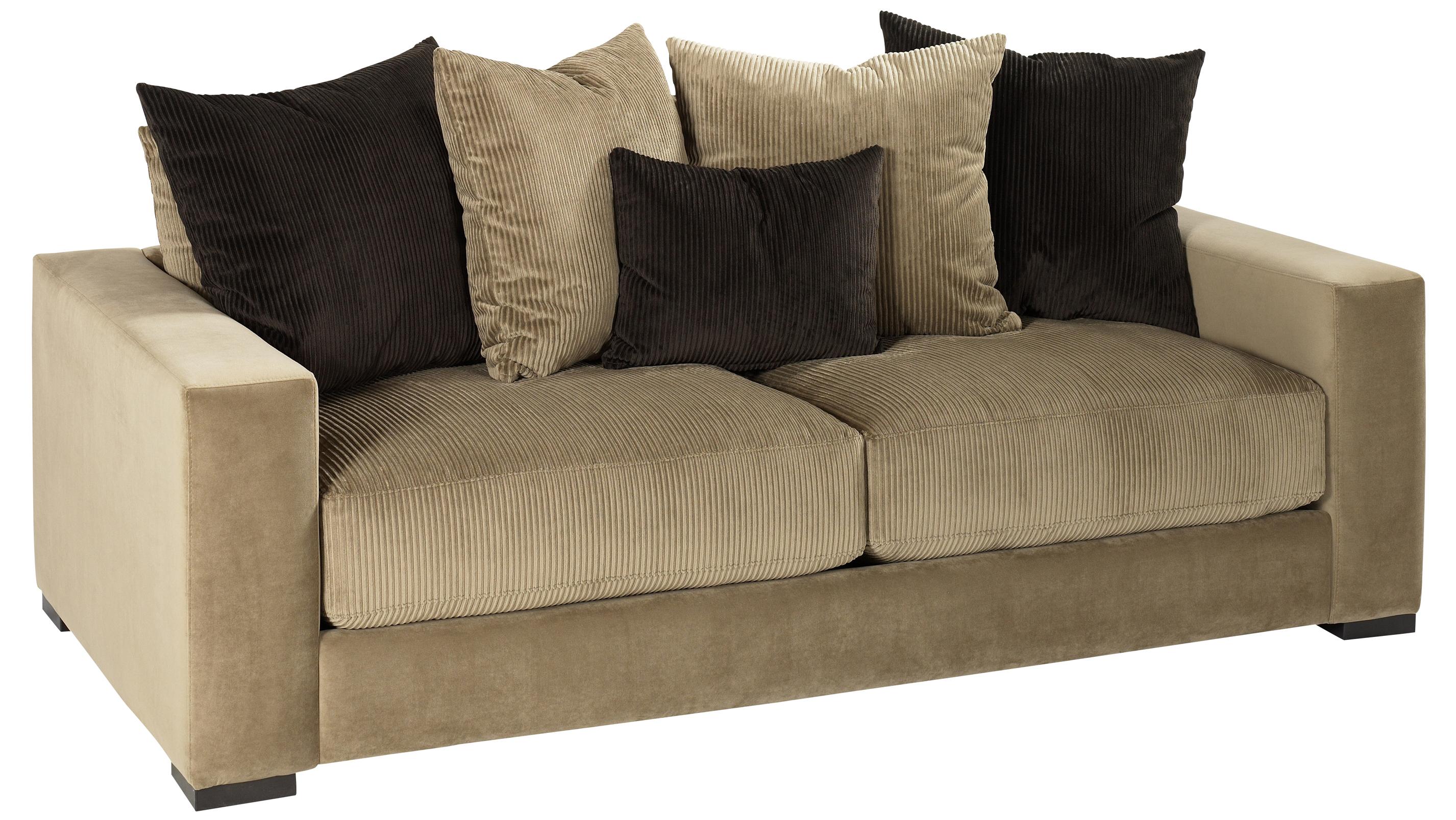 loose back sofa pillows