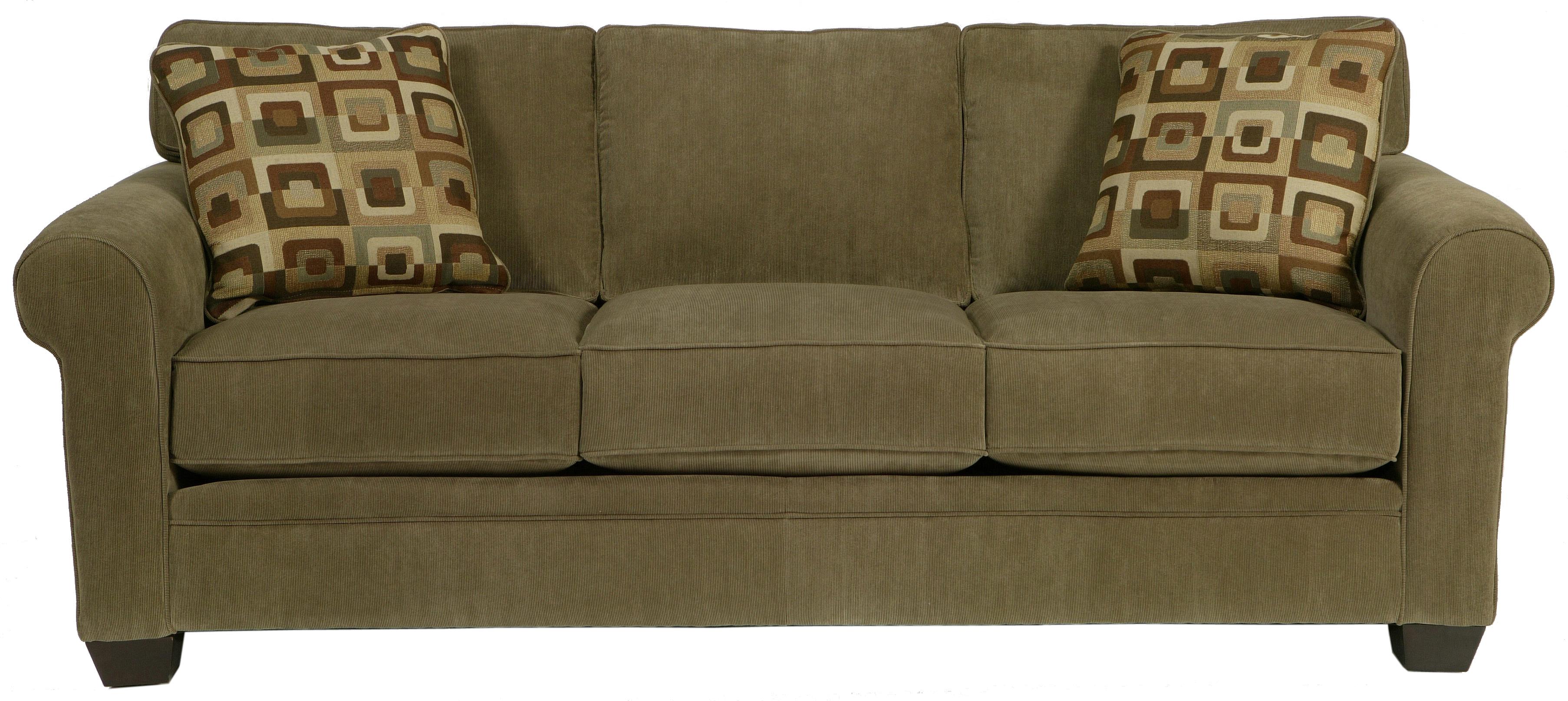 Jonathan Louis Marino 57130 Sofa with Rolled Arms and Tapered Feet