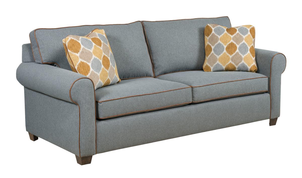 Kincaid Furniture Brannon Transitional Rolled Arm Sofa Belfort Furniture Sofa