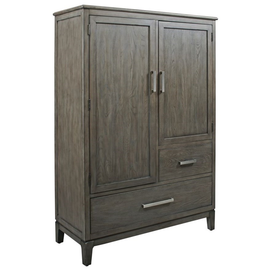 Kincaid Furniture Cascade Kent Solid Wood Door Chest with Adjustable