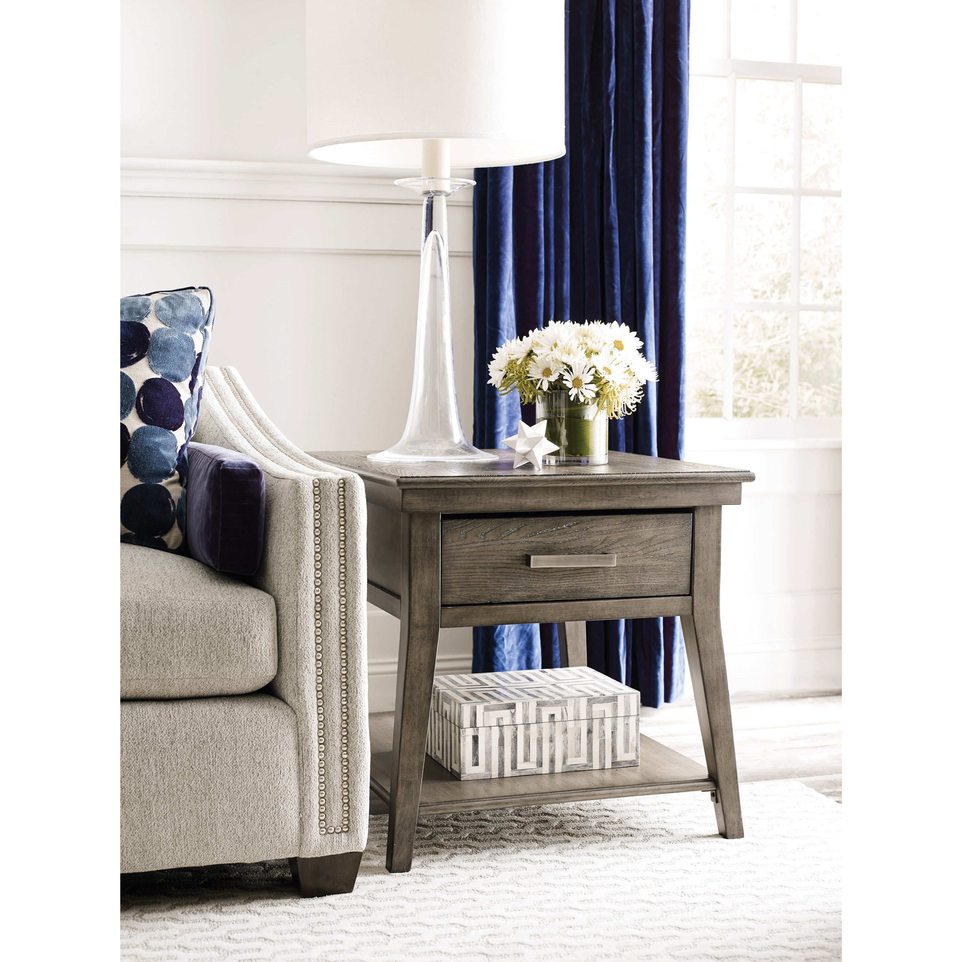 Kincaid Furniture Cascade Lamont Solid Wood End Table Belfort