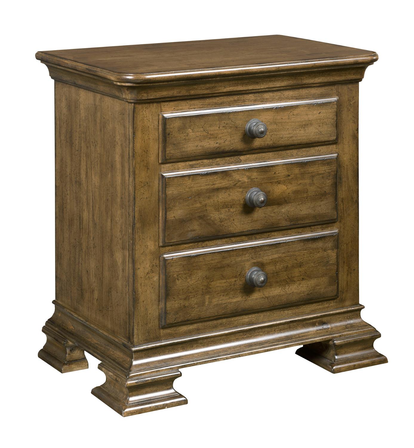 Kincaid Furniture Portolone Traditional Solid Wood Nightstand with