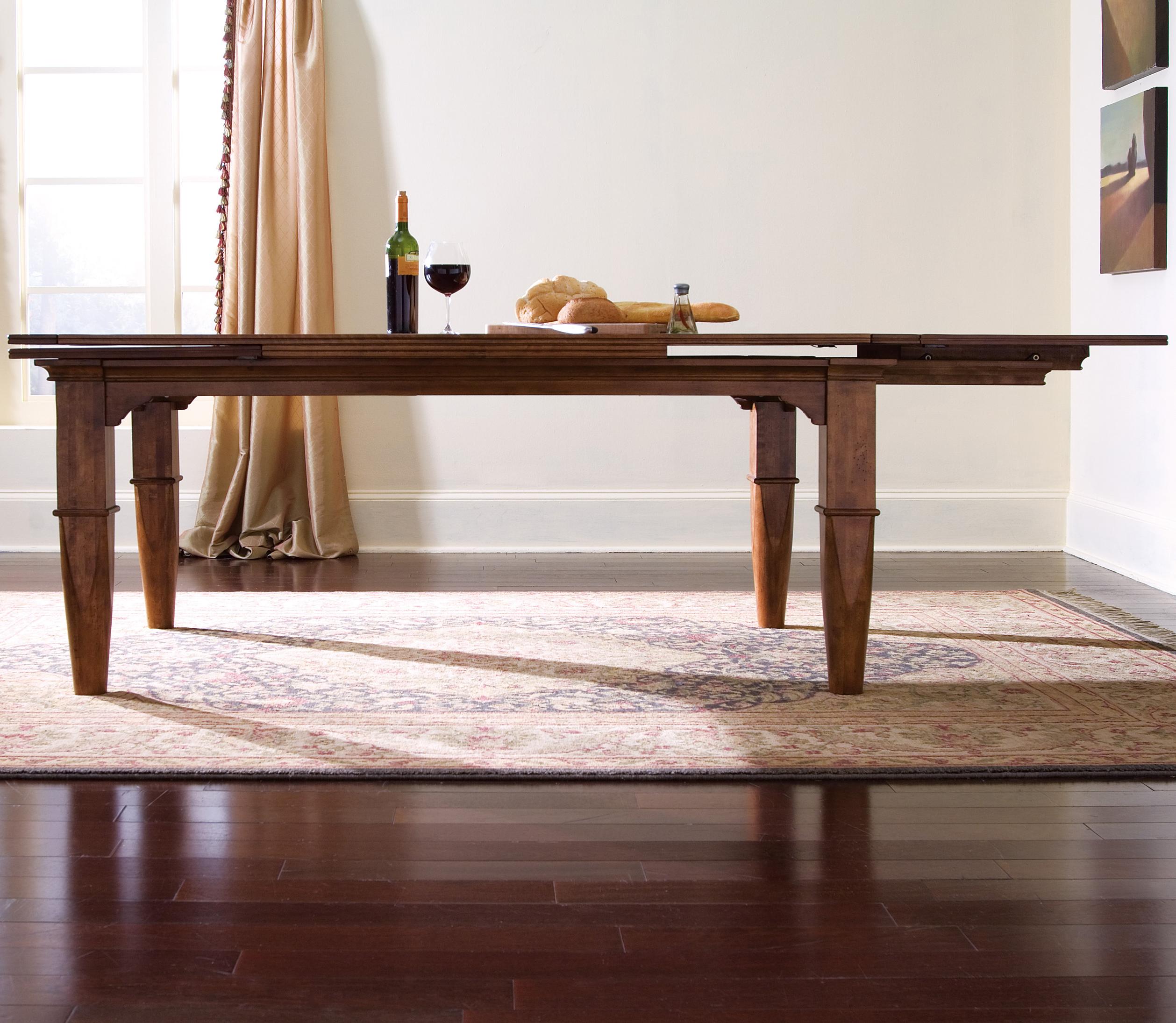 Kincaid Furniture Tuscano 96054V Refectory Leg Table Becker Furniture World Dining Tables