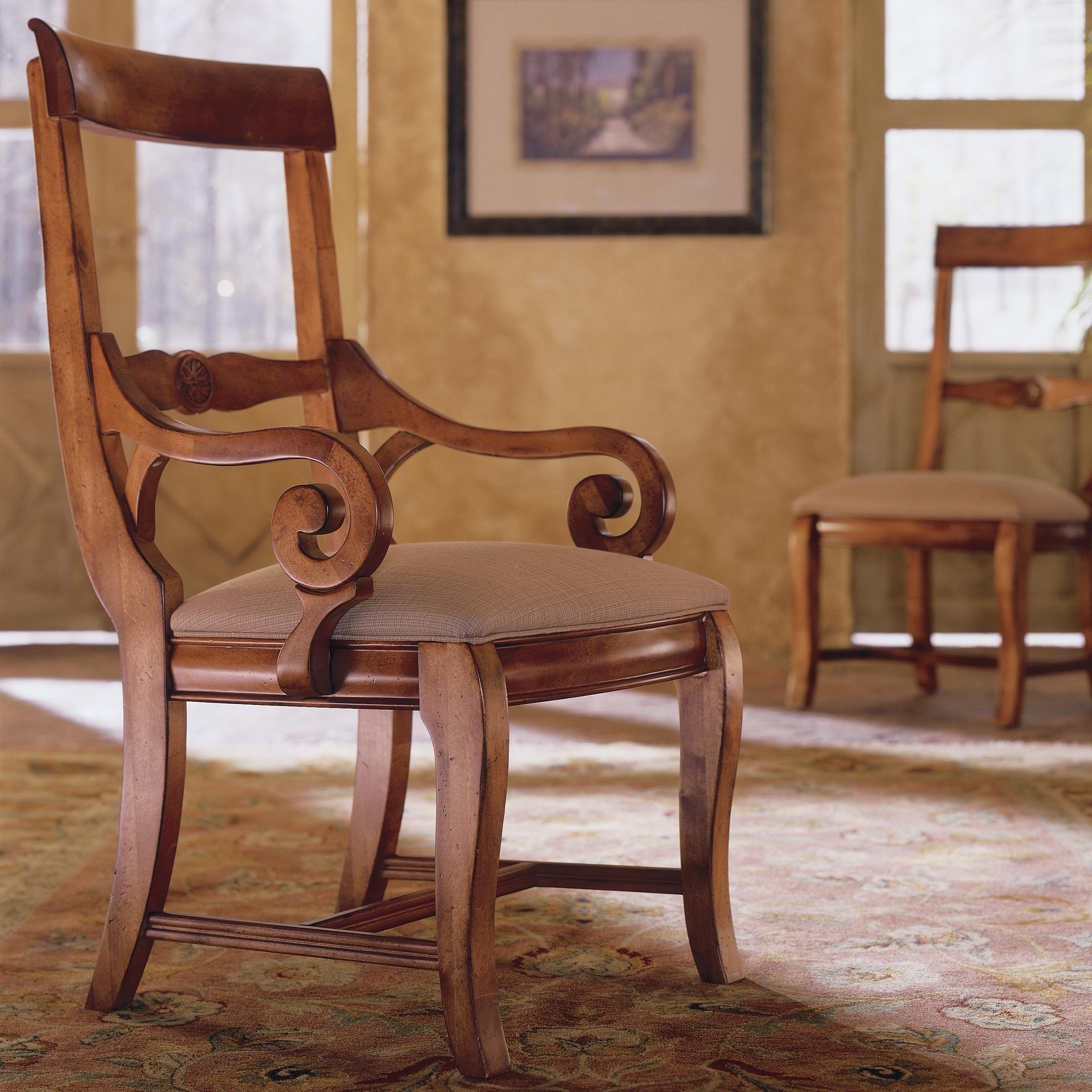 Kincaid Furniture Tuscano Tuscano Arm Chair Belfort Furniture Dining Arm Chairs