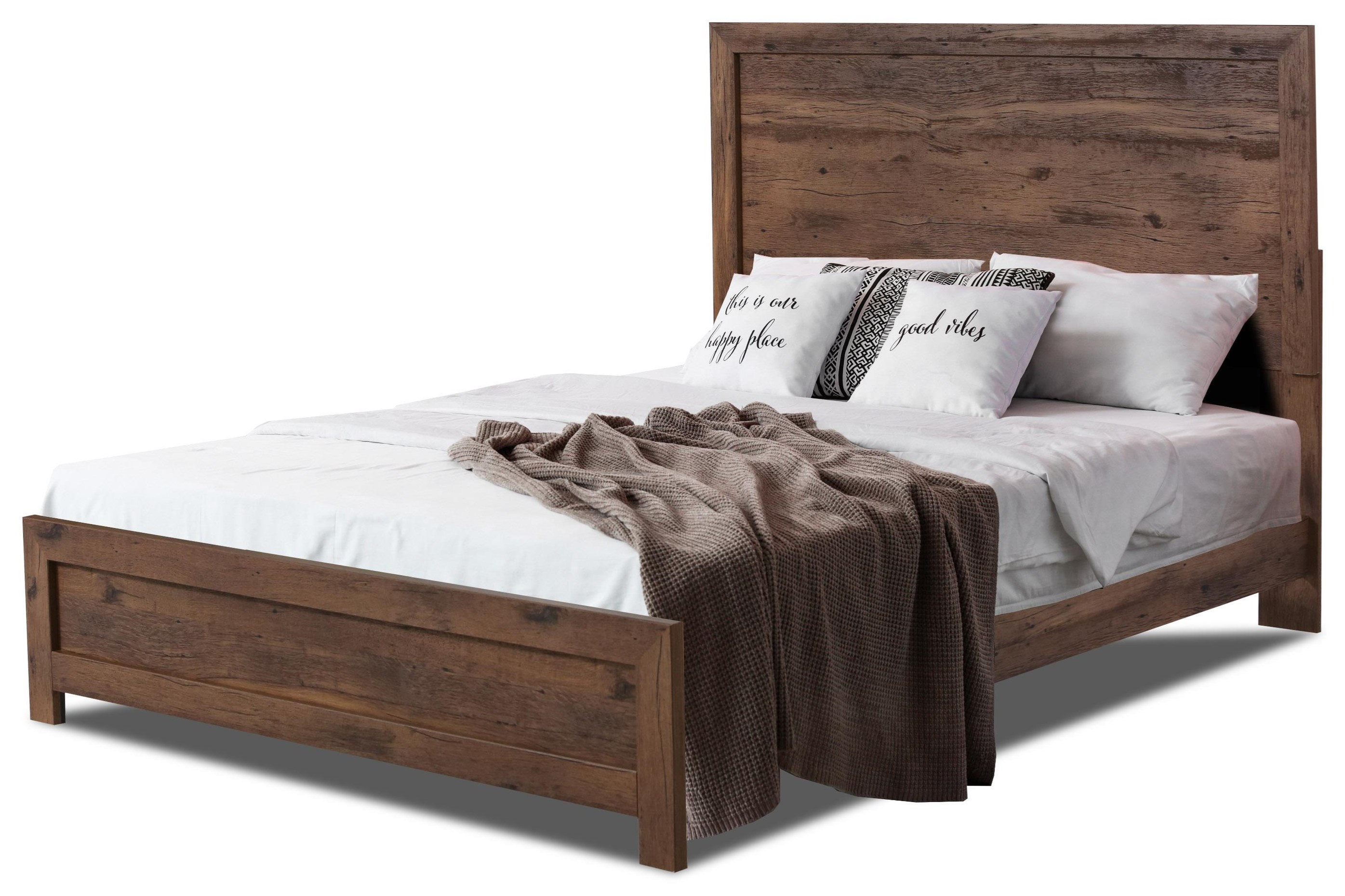 Kith Furniture Gilliam Queen Panel Bed Standard Furniture Panel Beds