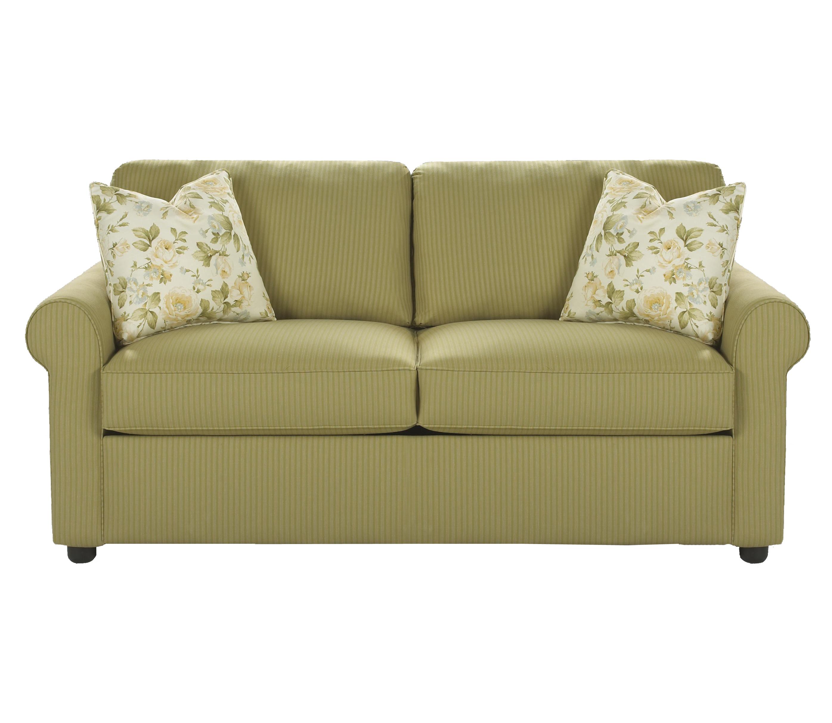 Klaussner Brighton Upholstered Sofa with Rolled Arms Royal Furniture
