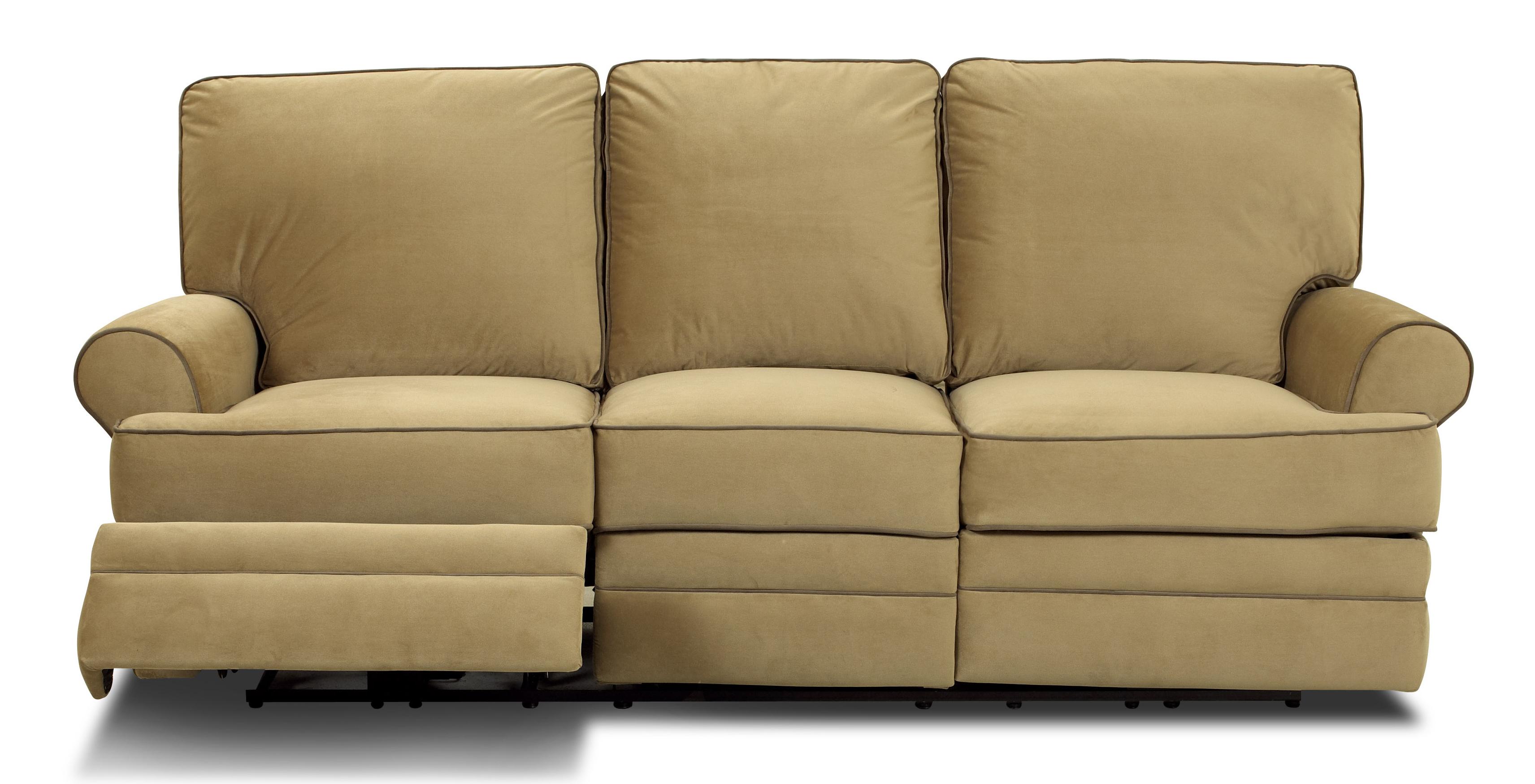 Klaussner Belleview Transitional DualReclining Sofa Johnny Janosik
