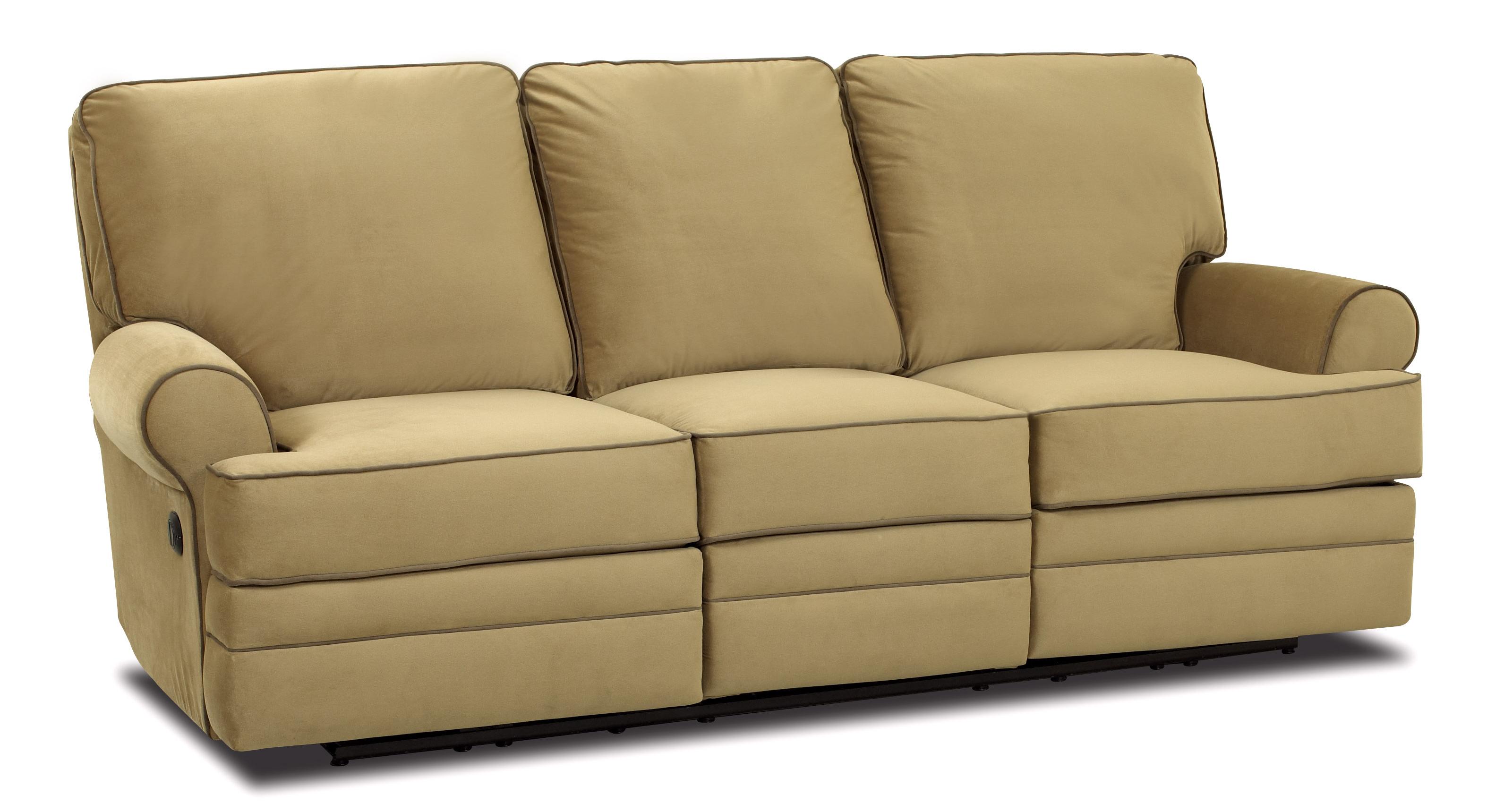 Klaussner Belleview Transitional DualReclining Sofa Johnny Janosik