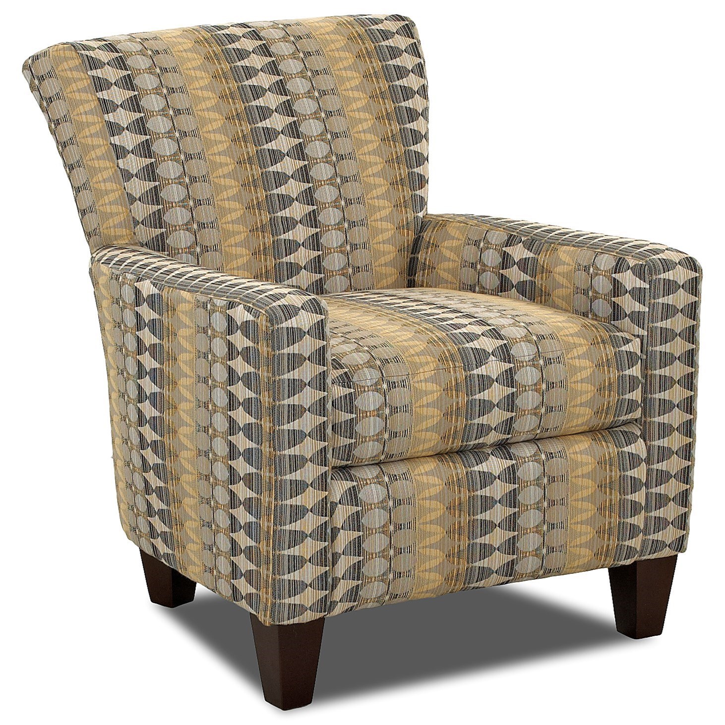 Klaussner Henry K1500 OC Occasional Chair with Track Arms Hudson's