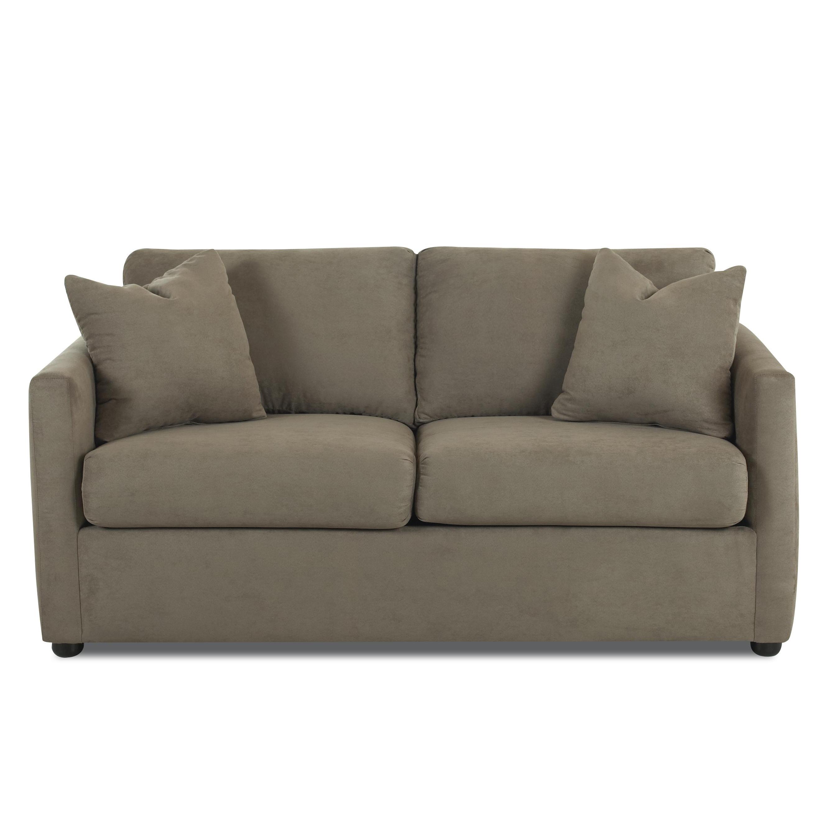 Klaussner Jacobs Casual Upholstered Stationary Sofa Darvin Furniture Sofas