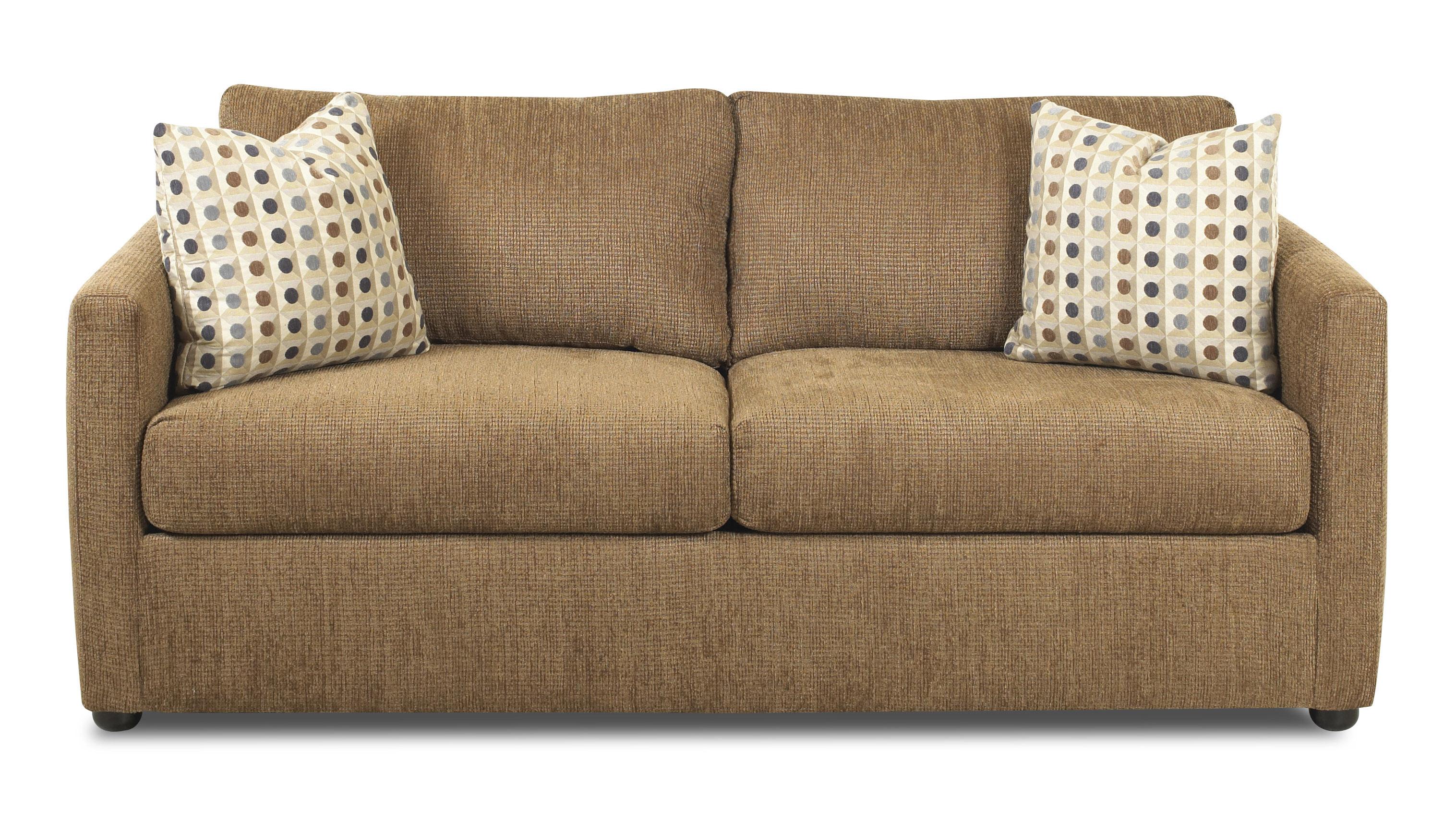 Klaussner Jacobs Casual Upholstered Stationary Sofa Value City