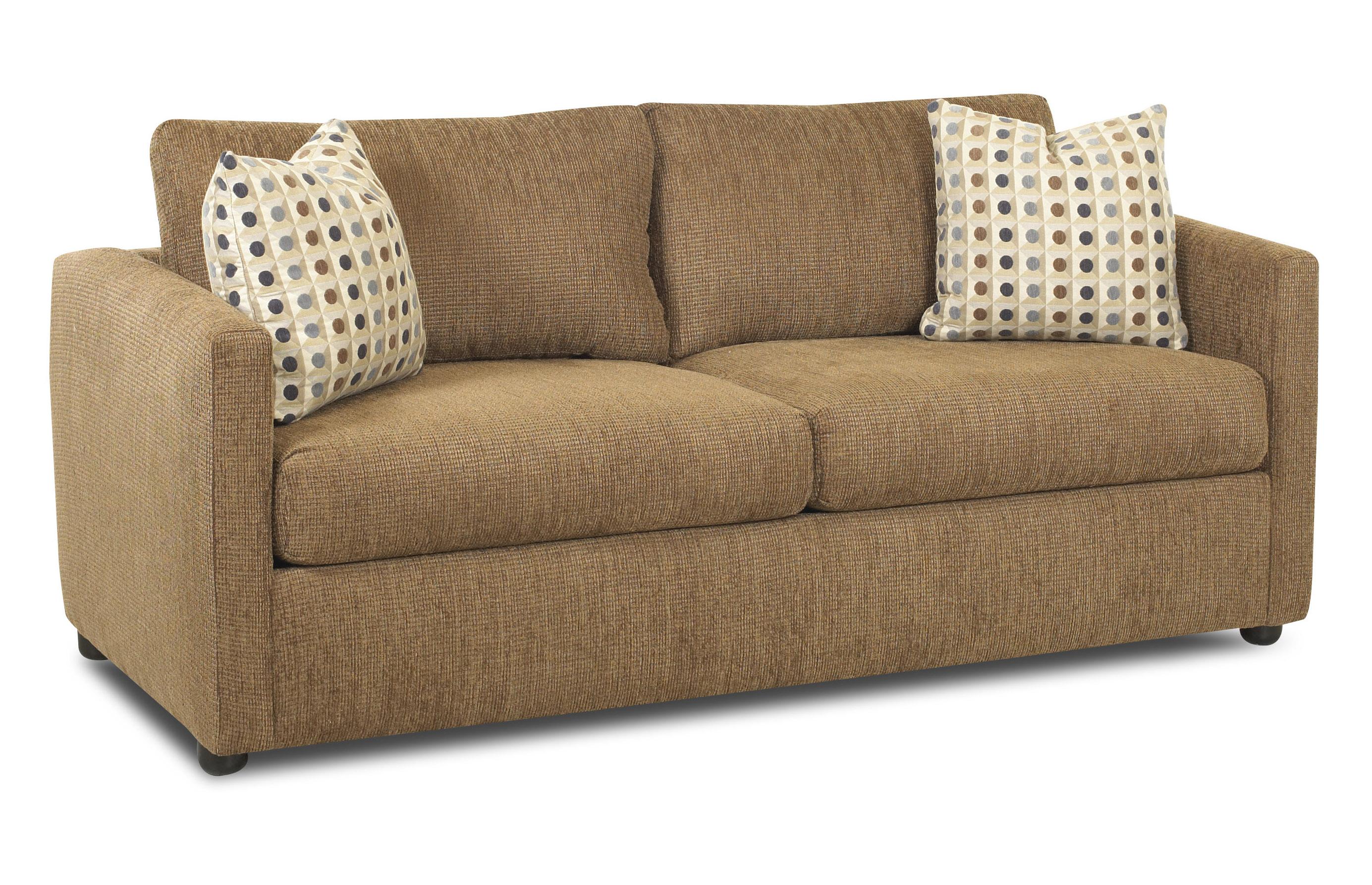 Klaussner Jacobs Casual Upholstered Stationary Sofa Darvin Furniture Sofas