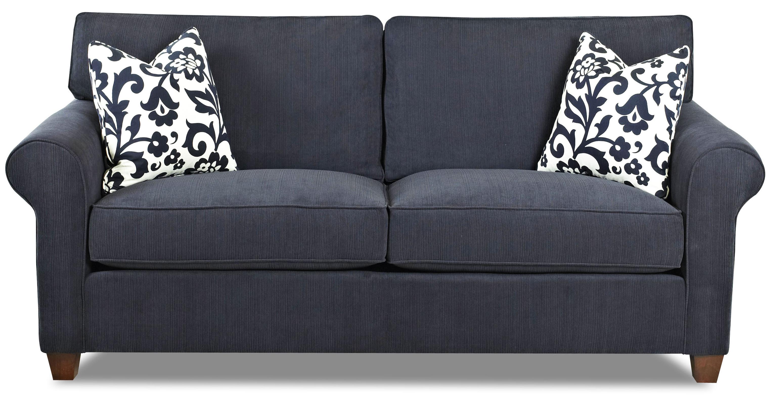 Klaussner Lillington Distinctions Transitional Stationary Sofa with Welt Value City Furniture