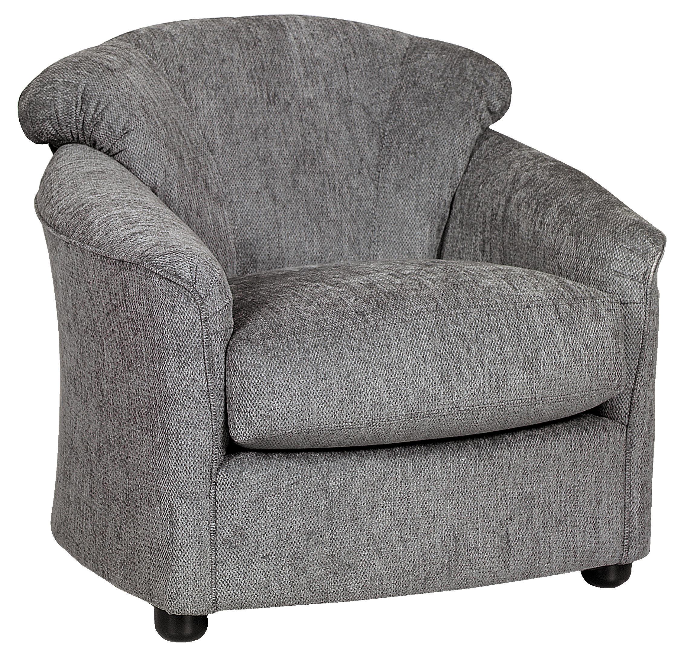 Klaussner Swivel Upholstered Chair with Low Profile Arms | Godby Home