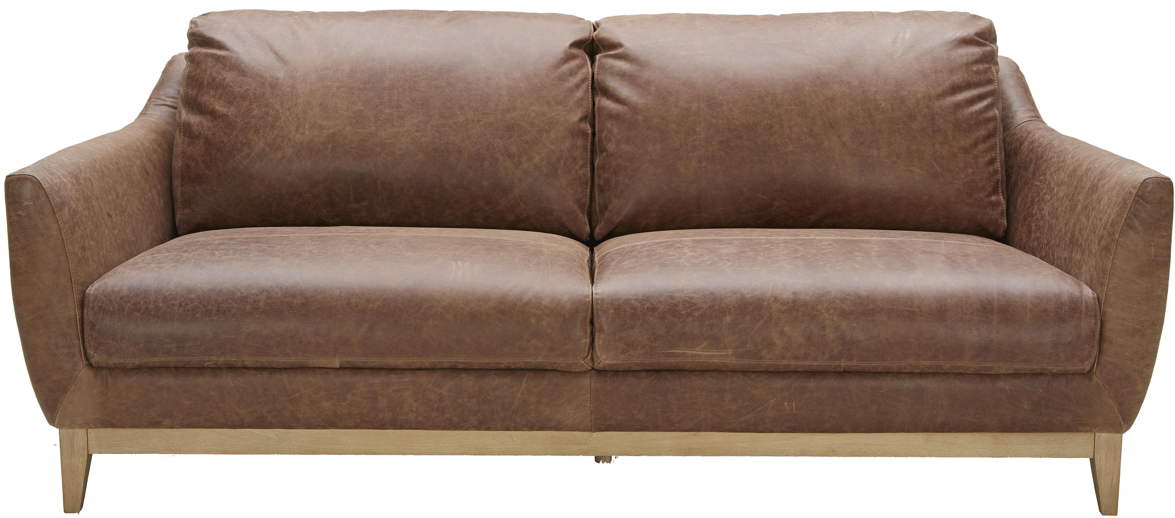 Lovely Tan Leather sofa Bed