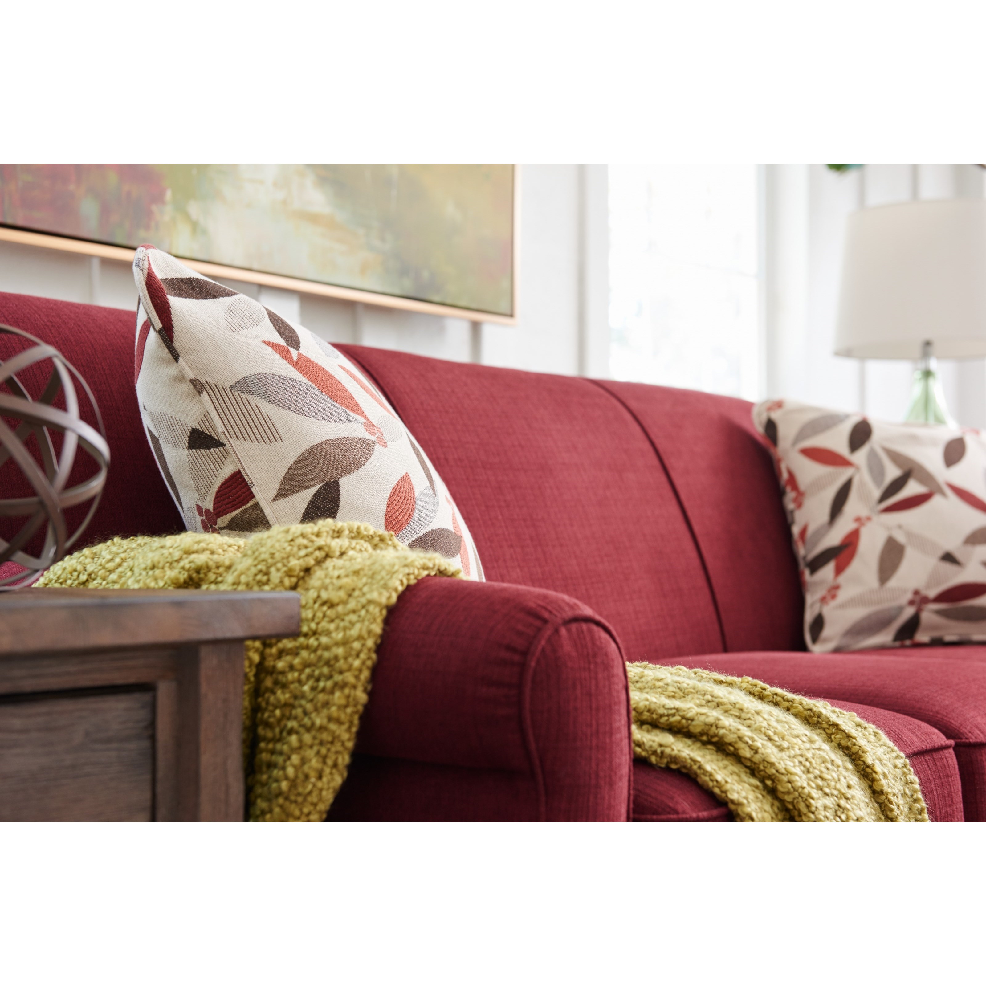 LaZBoy Amanda Casual Sleeper Sofa with Premier ComfortCore Seat