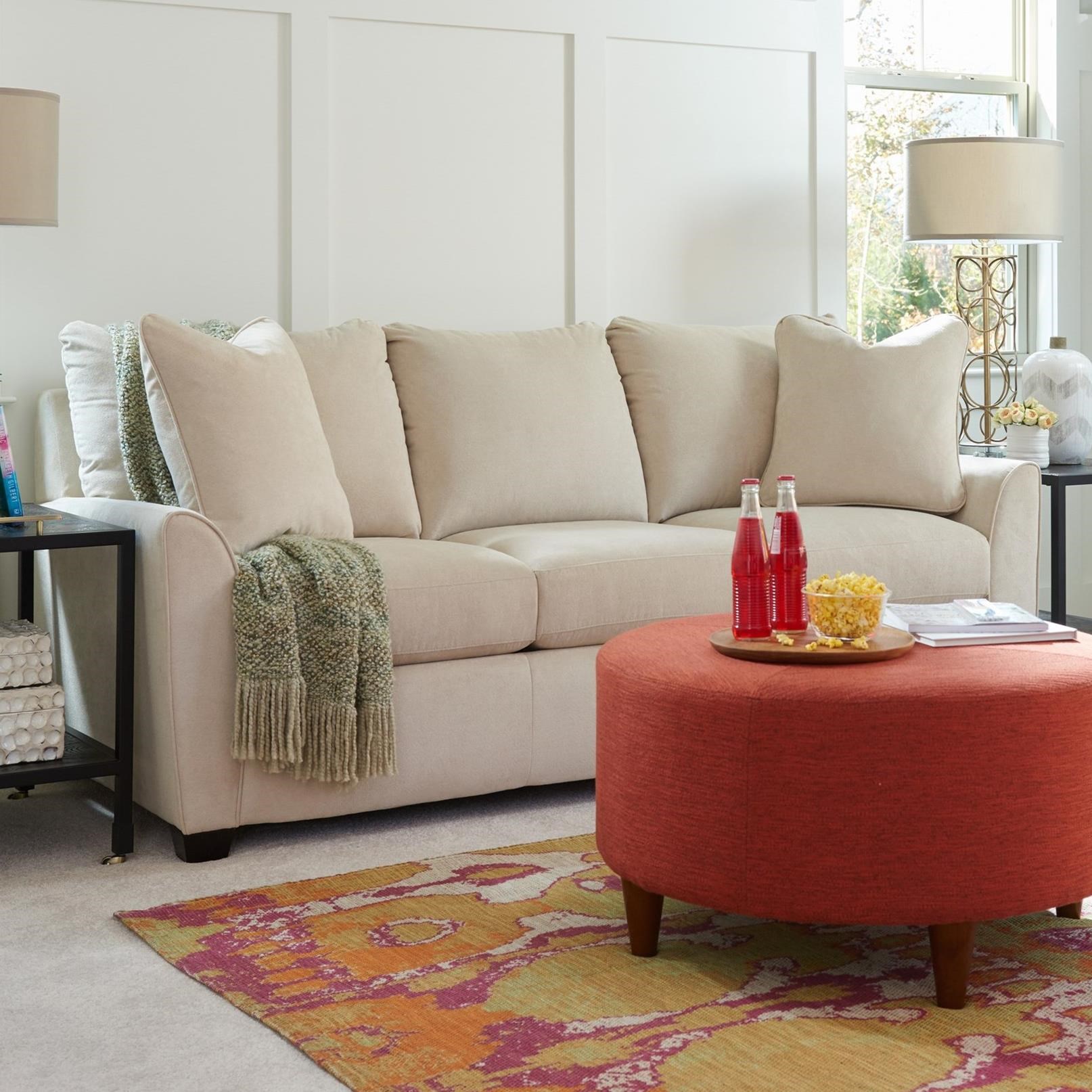 LaZBoy Amy Casual Supreme Comfort Queen Sleeper Sofa with Premier ComfortCore Cushions Find