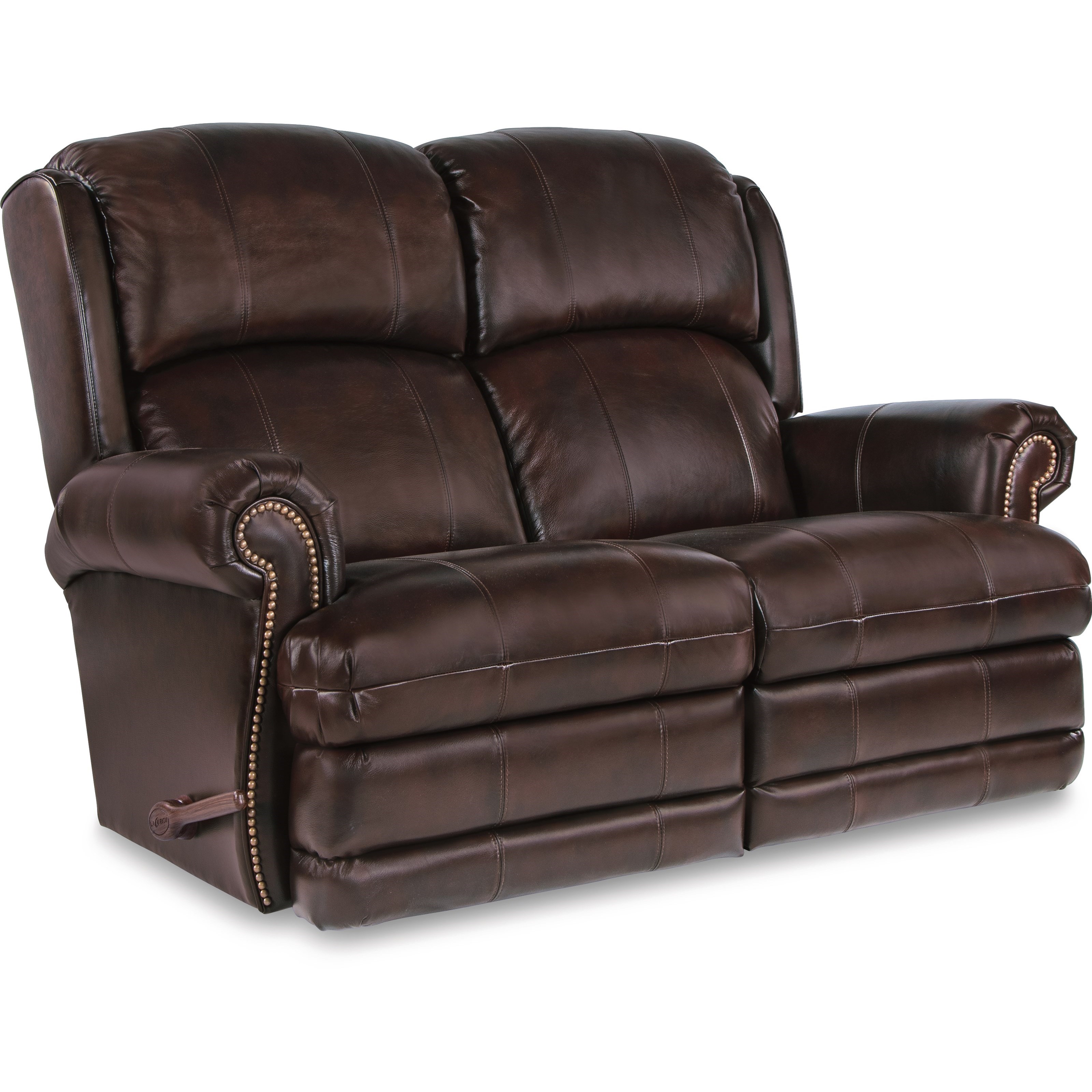 La Z Boy Kirkwood Traditional Space Saver Reclining Loveseat Conlin #39 s