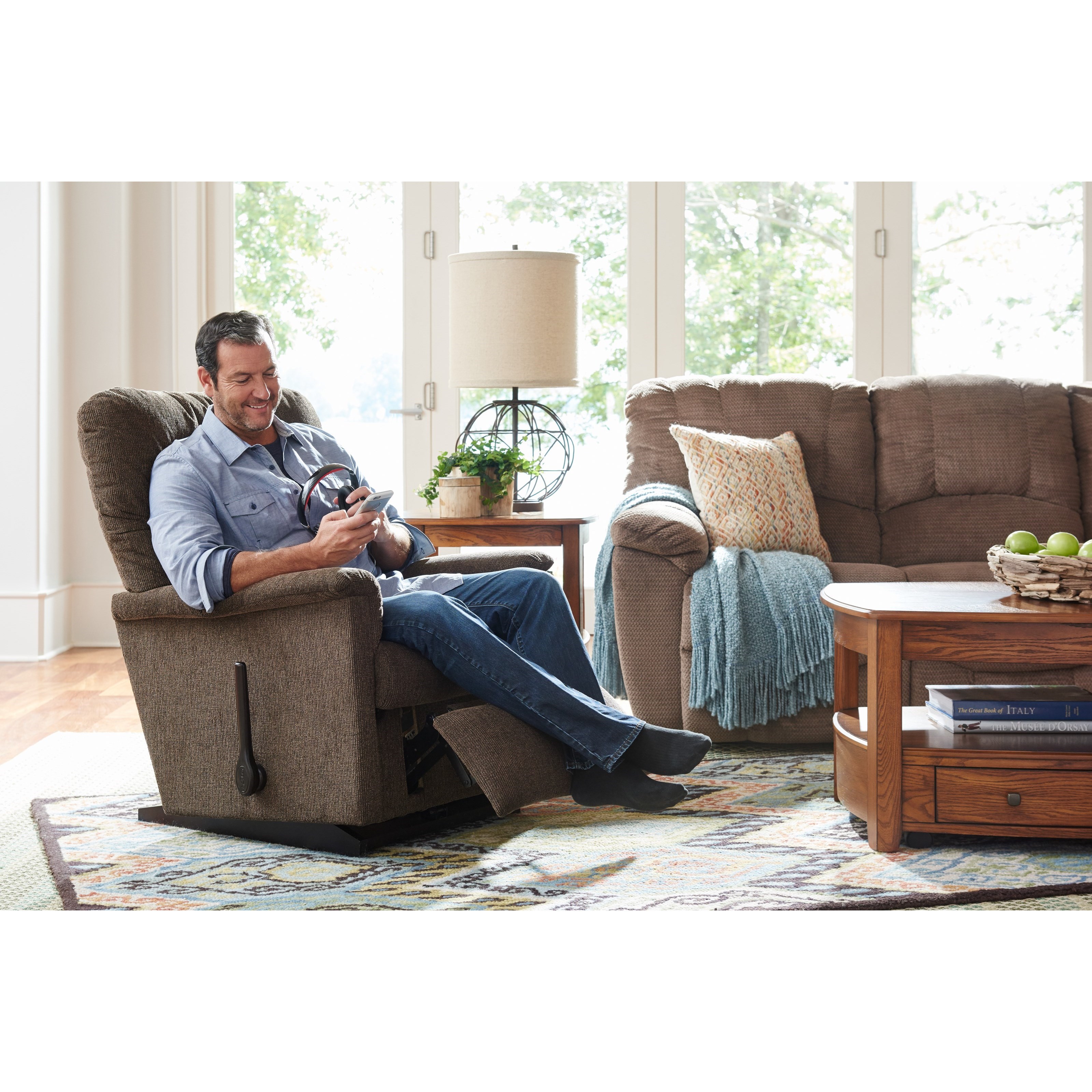 LaZBoy Collage WallAway Recliner HomeWorld Furniture Recliners