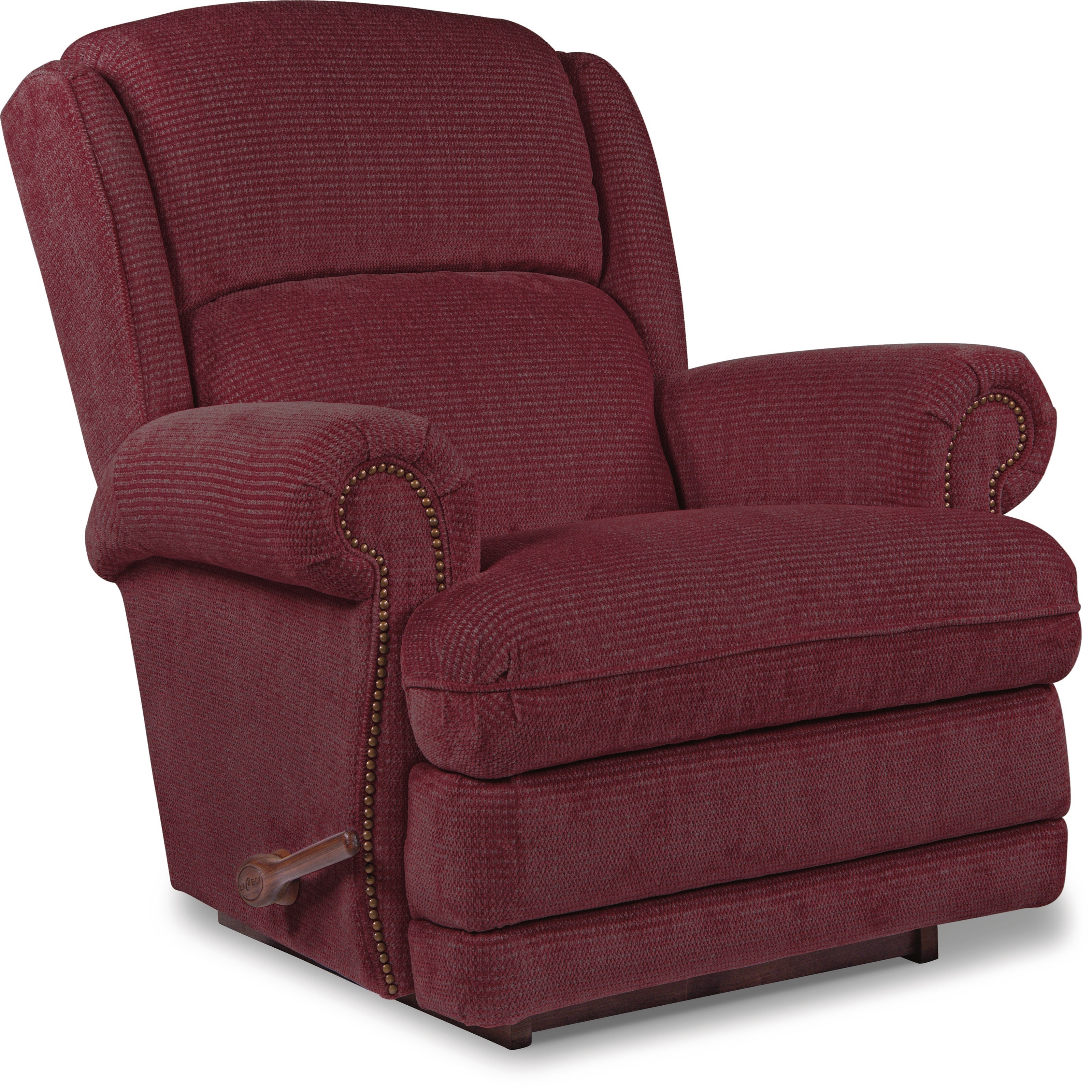 LaZBoy Recliners Kirkwood RECLINAGLIDER® Swivel Recliner with Nailhead Studs Conlin's