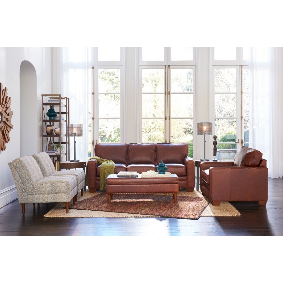 LaZBoy Meyer Contemporary Sofa with Premier ComfortCore Cushions
