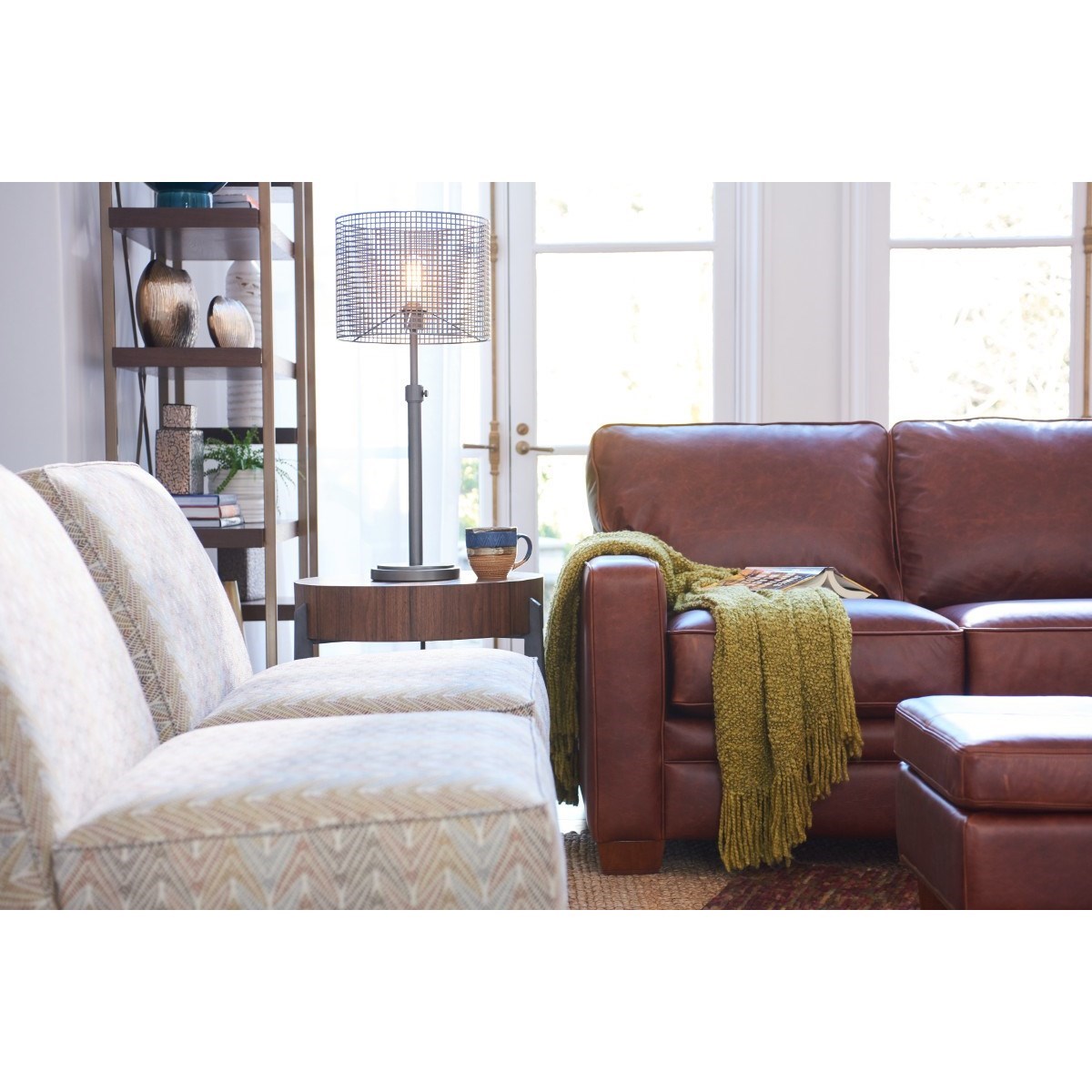 LaZBoy Meyer Contemporary Sofa with Premier ComfortCore Cushions