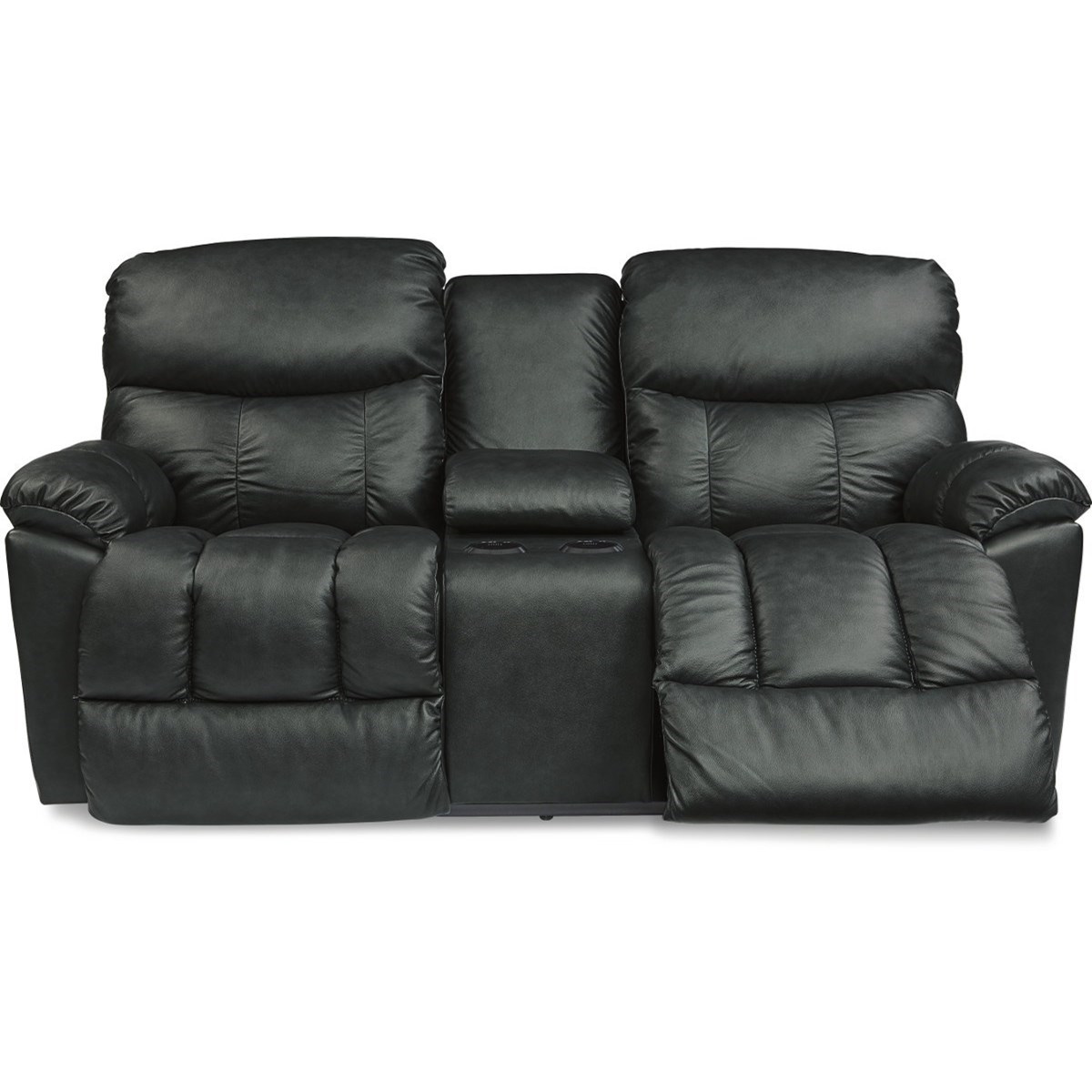 LaZBoy Morrison Casual Power Reclining Console Loveseat with USB