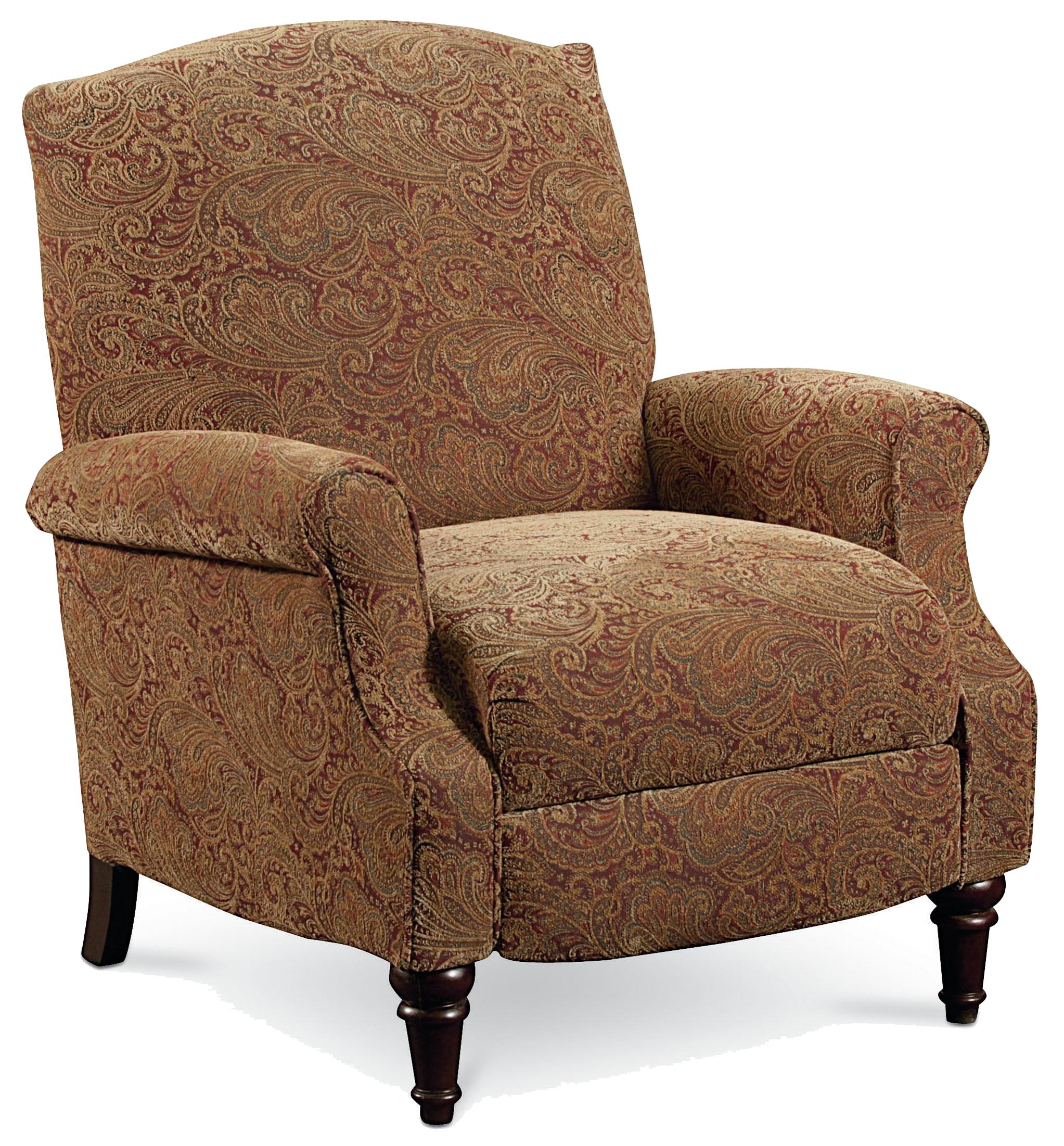 Lane Express Chloe Chloe HiLeg Recliner with Rolled Arms and Wing Back