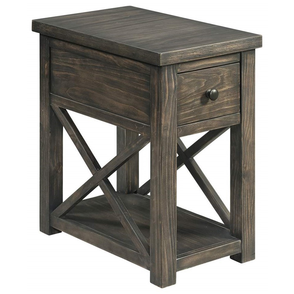 Lane 7607 Casual Chairside Table with Drawer Find Your Furniture