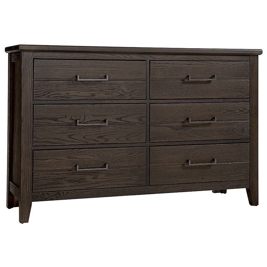 Laurel Mercantile Co. Passageways 140003 Rustic 6Drawer Dresser with