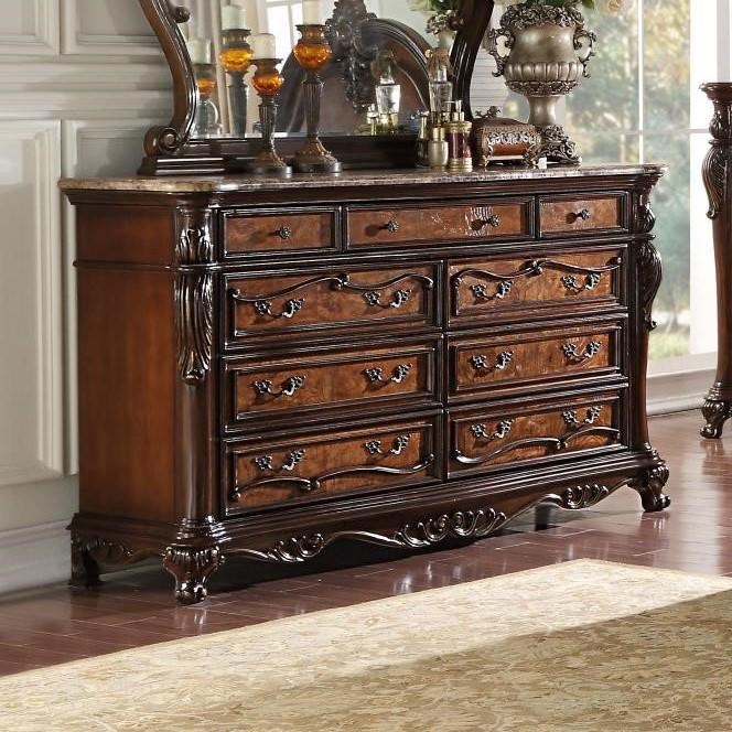Lee Furniture Freemont Marble Top Dresser Royal Furniture Dressers